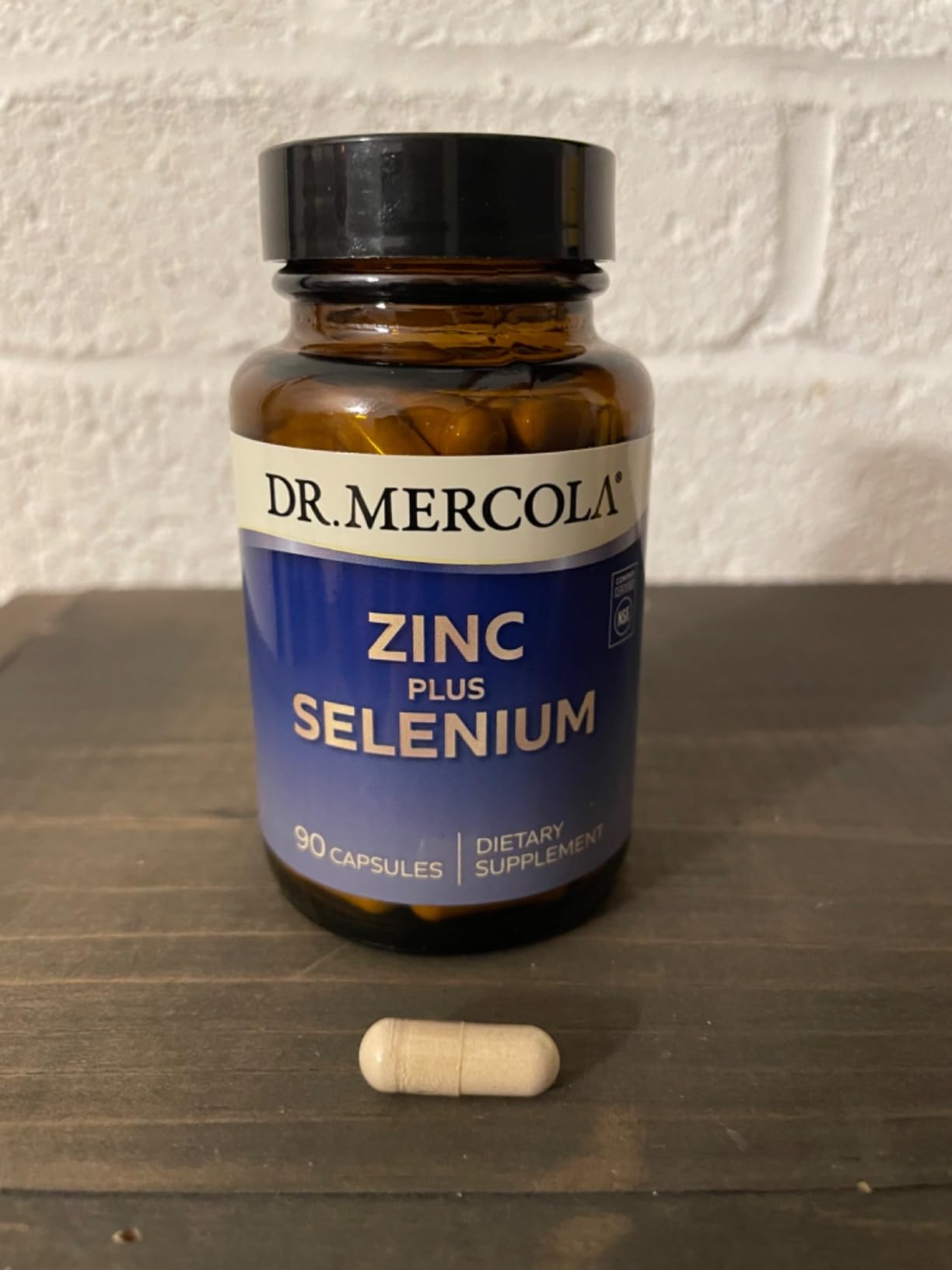 Dr. Mercola Zinc Plus Selenium - Mineral Blend Supplement for Immune, Brain & Respiratory Support - 90 Capsules customer photo 2