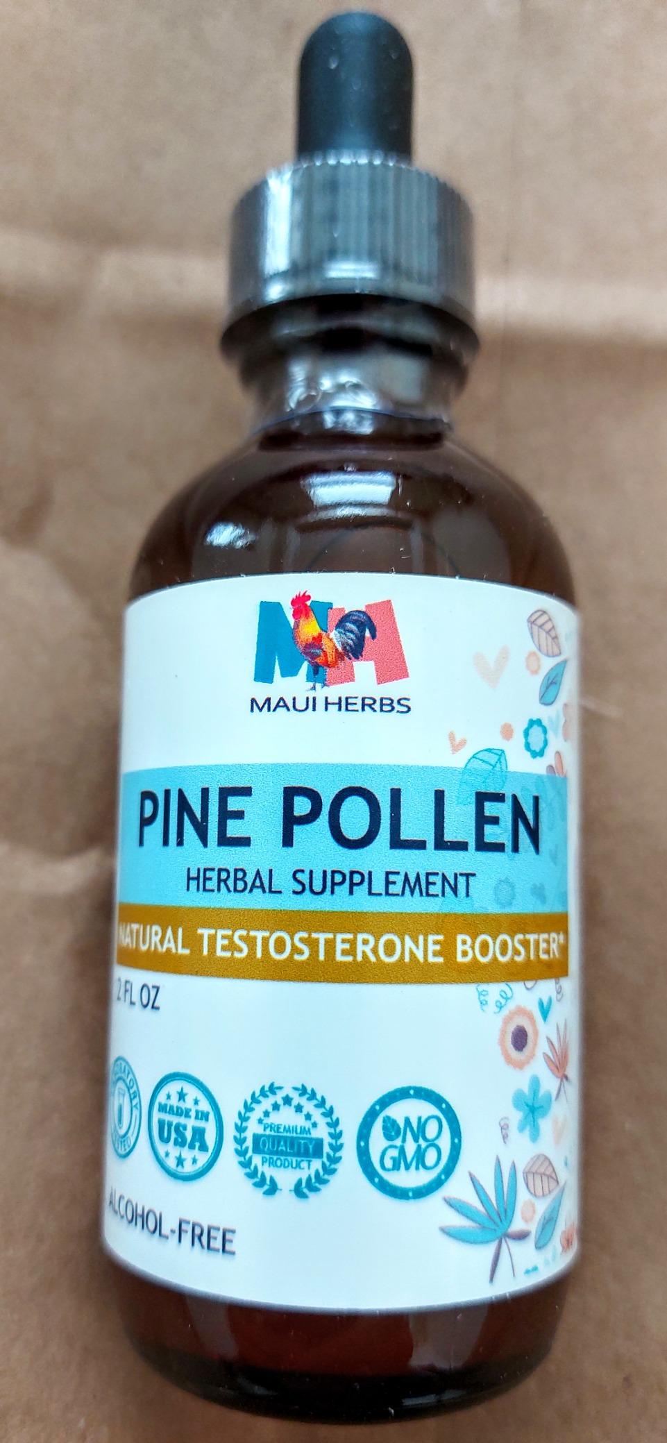 BIO KRAUTER Pine Pollen for Men's Support - Pure & Vegan Pine Pollen Tincture 685 mg per Serving 4 Fl.Oz 56-Day Supply - Immune Support Supplement & Antioxidants - Alcohol & Sugar Free customer photo 1