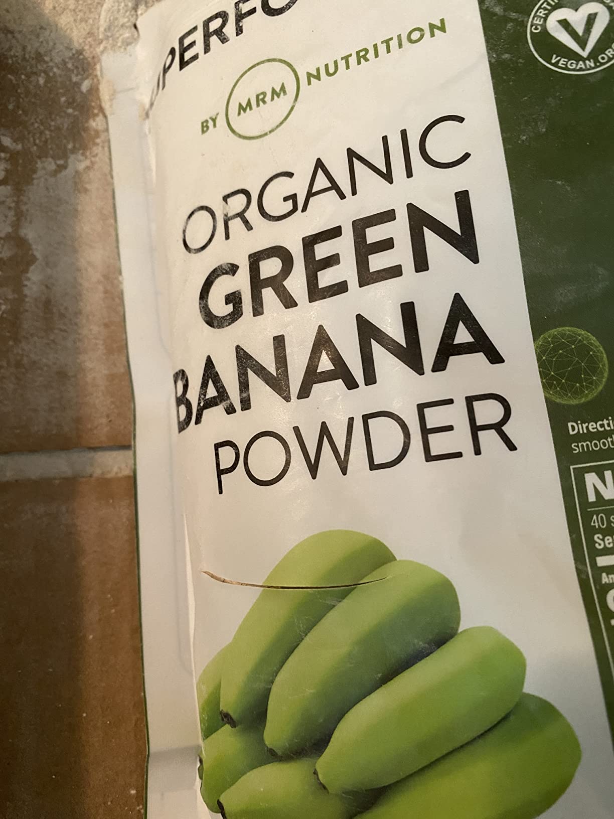 MRM Organic Green Banana Powder Superfood - Prebiotic-Fiber, Digestive Resistant Starch, Flour Alternative for Baking, Cooking and Shakes, Gluten-Free, Vegan, Non-GMO Verified - 40 Servings customer photo 2