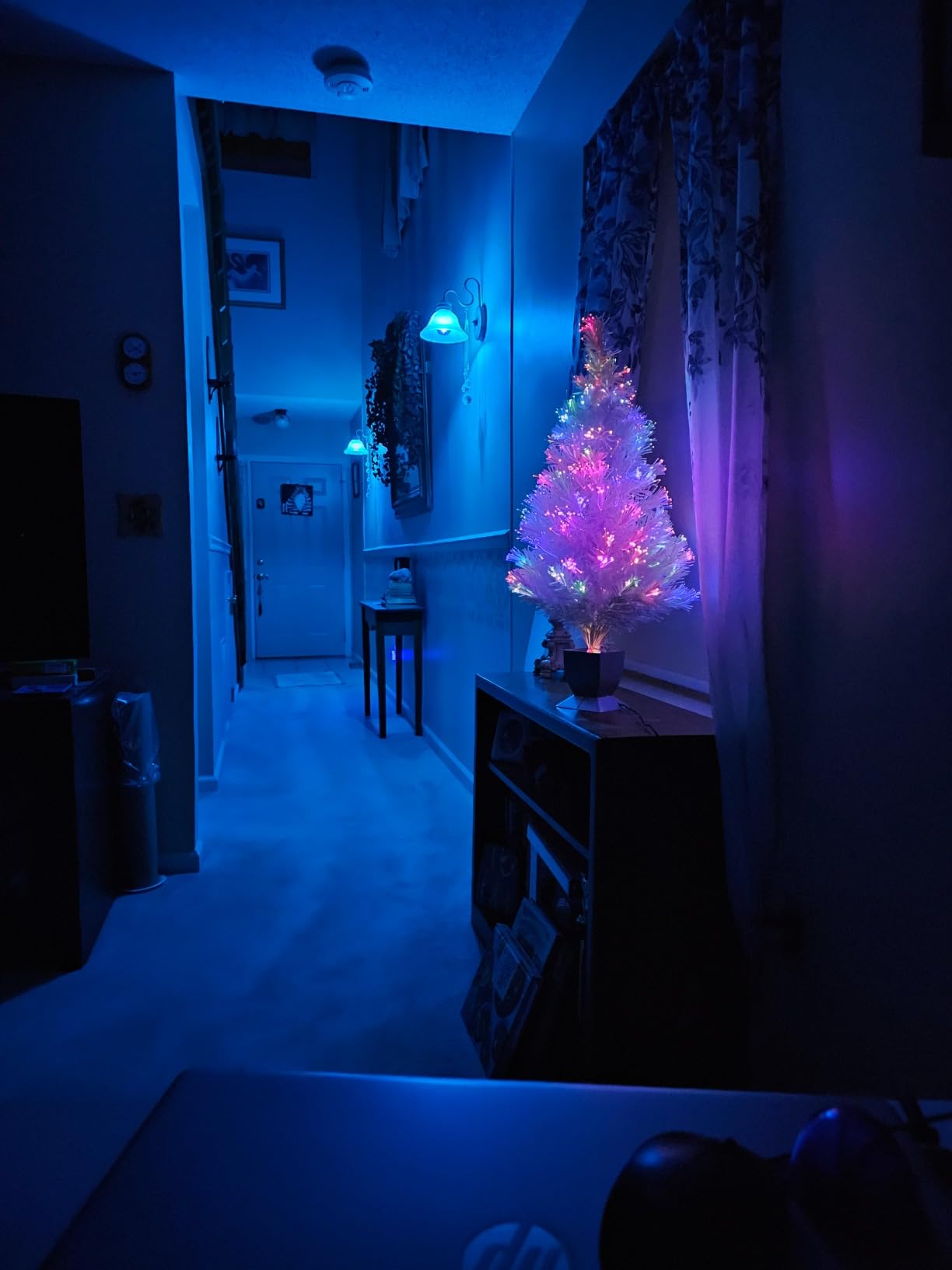 LEDVANCE Sylvania LED Red Glass Filament A19 Light Bulb, Dimmable, Efficient 4.5W, E26 Medium Base - 1 Pack (70300) customer photo 1