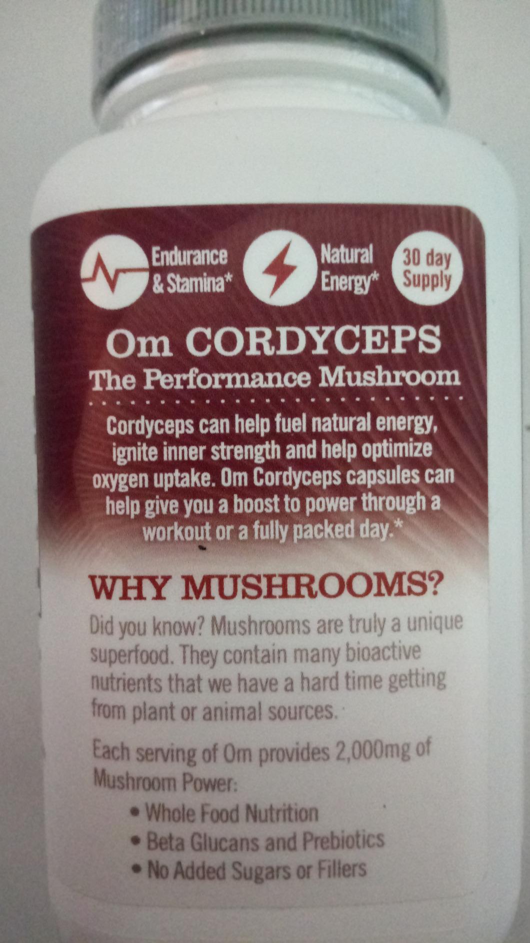 OM Mushroom Superfood Cordyceps Mushroom Capsules Superfood Supplement, 90 Count, 30 Days, Organic Energy Supplement for Stamina and Endurance customer photo 1