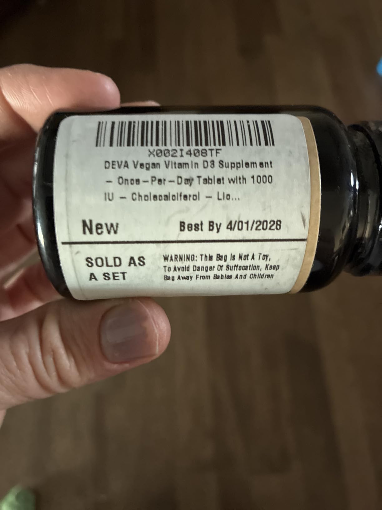 Deva Vegan Vitamin D3 1000 IU, Cholecalciferol Supplement with No Animal Ingredients, Lichen Source, 25 mcg, 90 Tablets customer photo 1