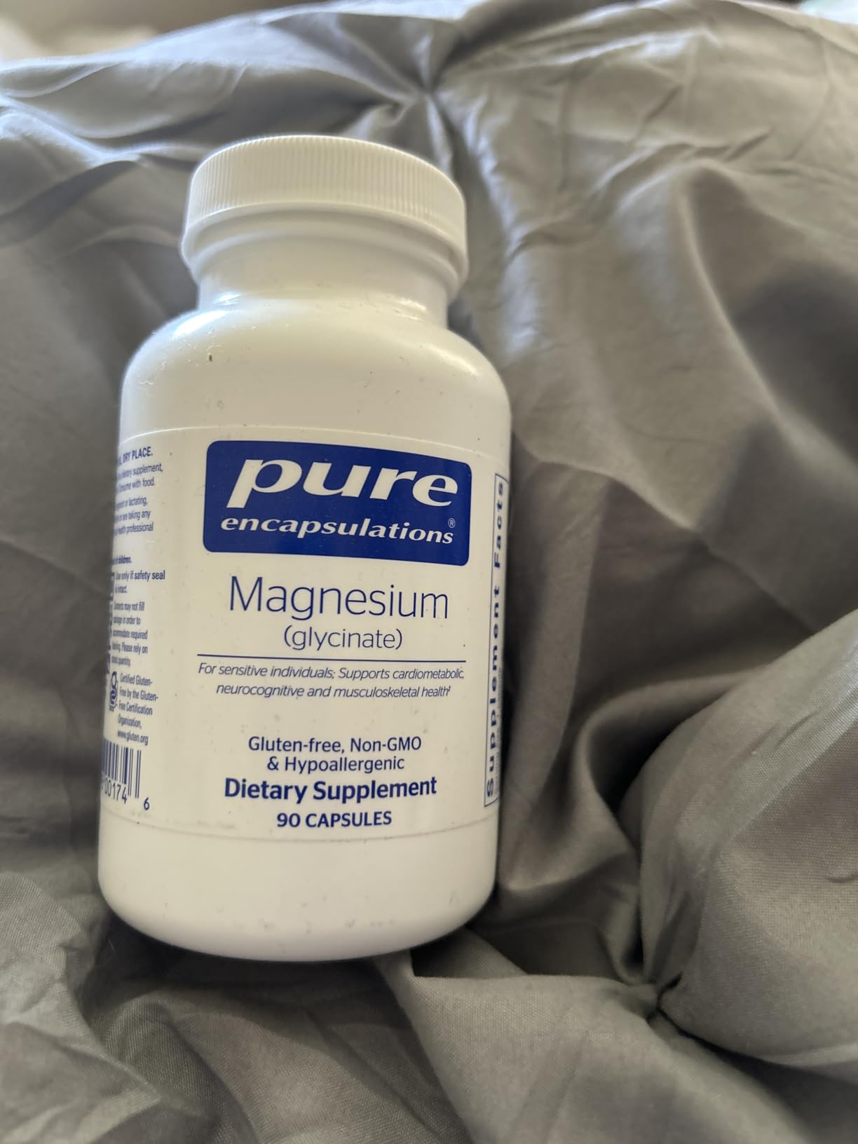 Pure Encapsulations Magnesium (Glycinate) - Supplement to Support Stress Relief, Sleep, Heart Health, Nerves, Muscles, and Metabolism - 90 Capsules customer photo 1