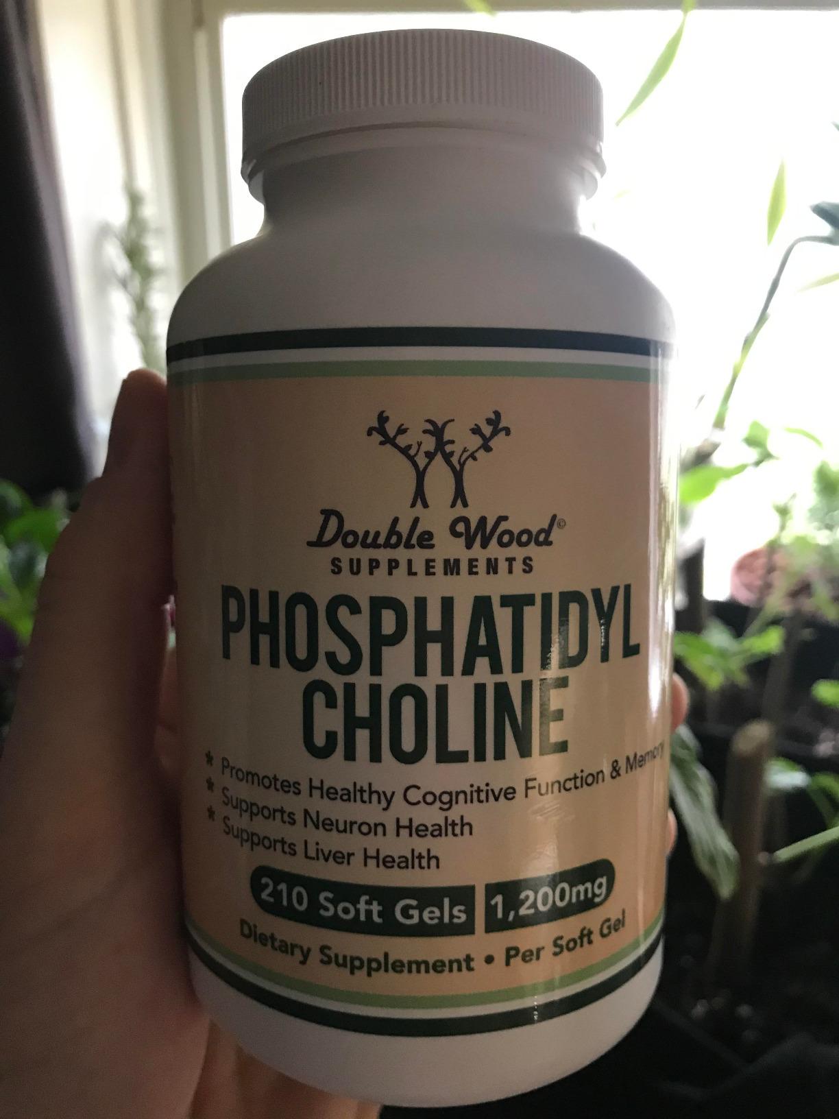 Phosphatidylcholine 1,200mg - 210 Softgels - Enhanced Version of Sunflower and Soy Lecithin (Choline Supplements) - Non-GMO and Gluten Free to Support Brain Health by Double Wood customer photo 2