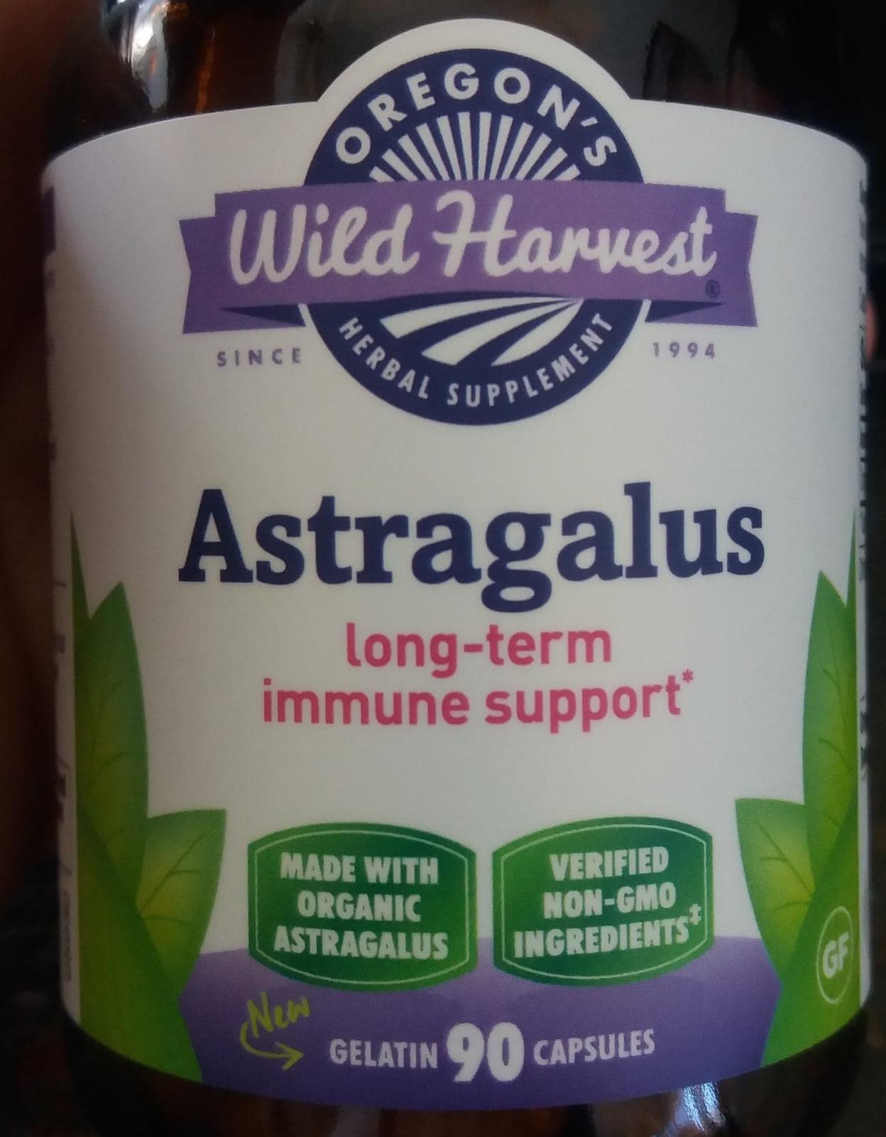 Oregon's Wild Harvest Non-GMO Certified Organic Astragalus Capsules Long Term Immune Support Herbal Supplements-180 Count customer photo 1