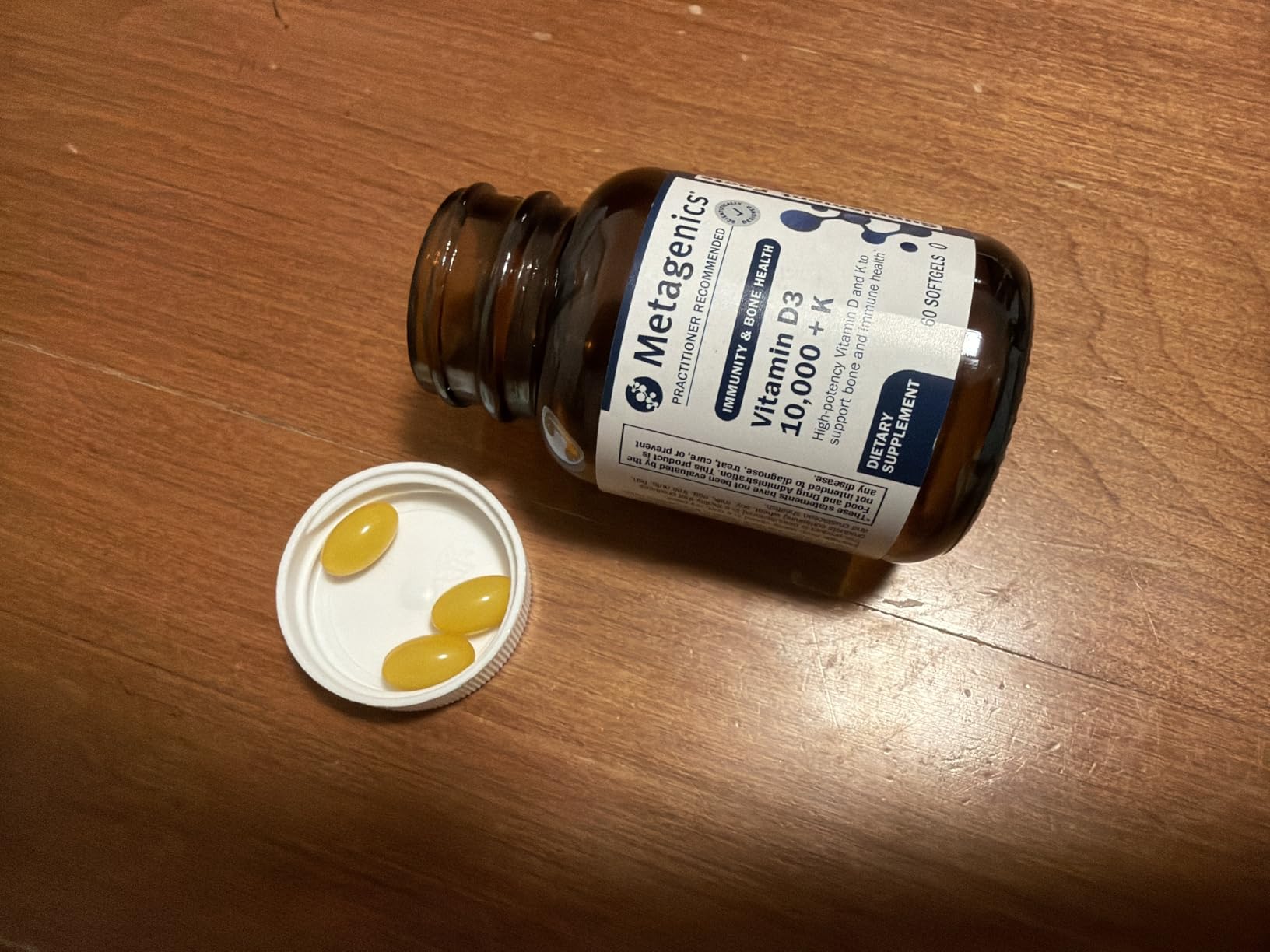 Metagenics Vitamin D3 and Vitamin K2 5,000 IU with MK-7 - Vitamin D3 with K2 for Immune Support, Bone & Heart Health - Non-GMO, Gluten-Free - 60 Softgels customer photo 1
