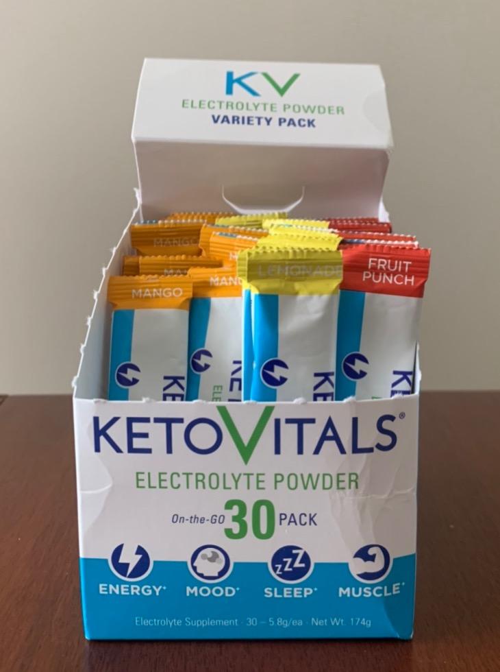 Keto Vitals Original Electrolytes Powder Packets | Keto Friendly Electrolyte Hydration Packs | Sugar Free Electrolytes | Energy Drink Mix | Zero Calorie Zero Carb (Original Assorted, 30 Count) customer photo 2