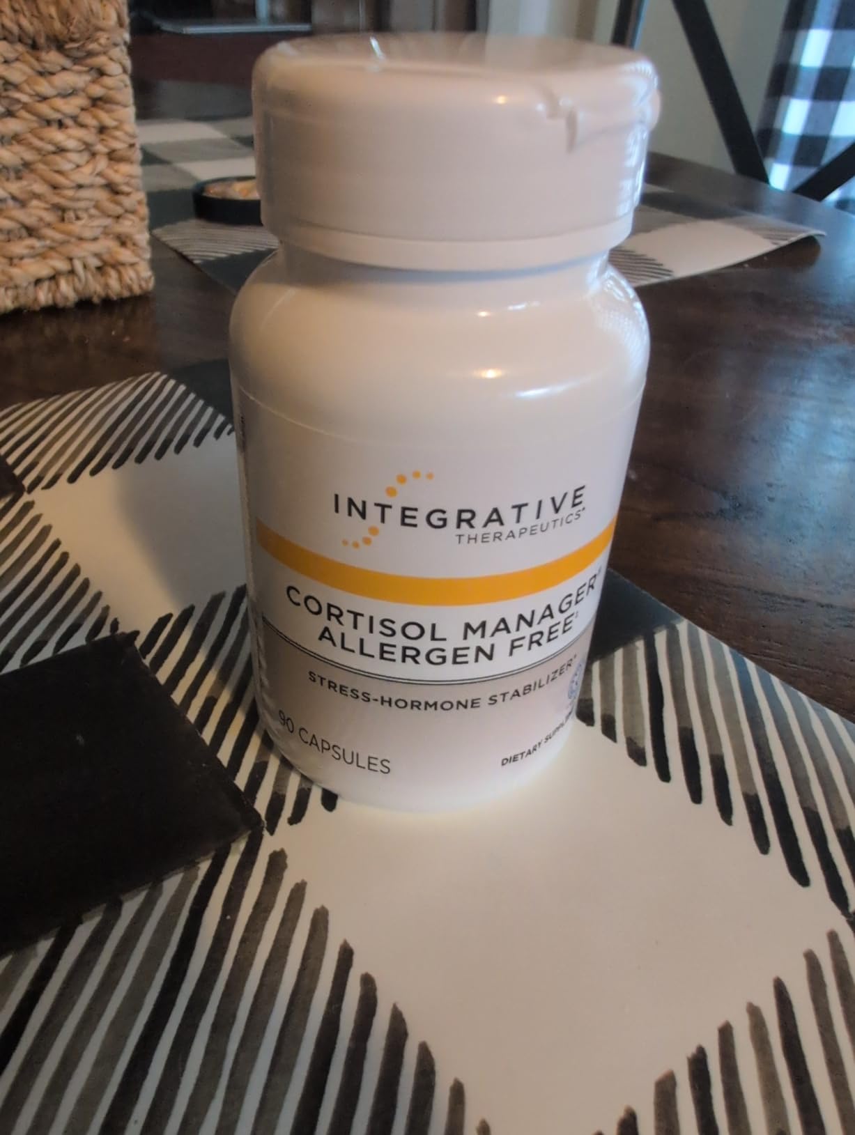 Integrative Therapeutics Cortisol Manager Allergen Free - Adrenal Health Support Supplement for Healthy Stress Response* - Vegan, Non-Dairy & Gluten-Free - 30 Capsules customer photo 1