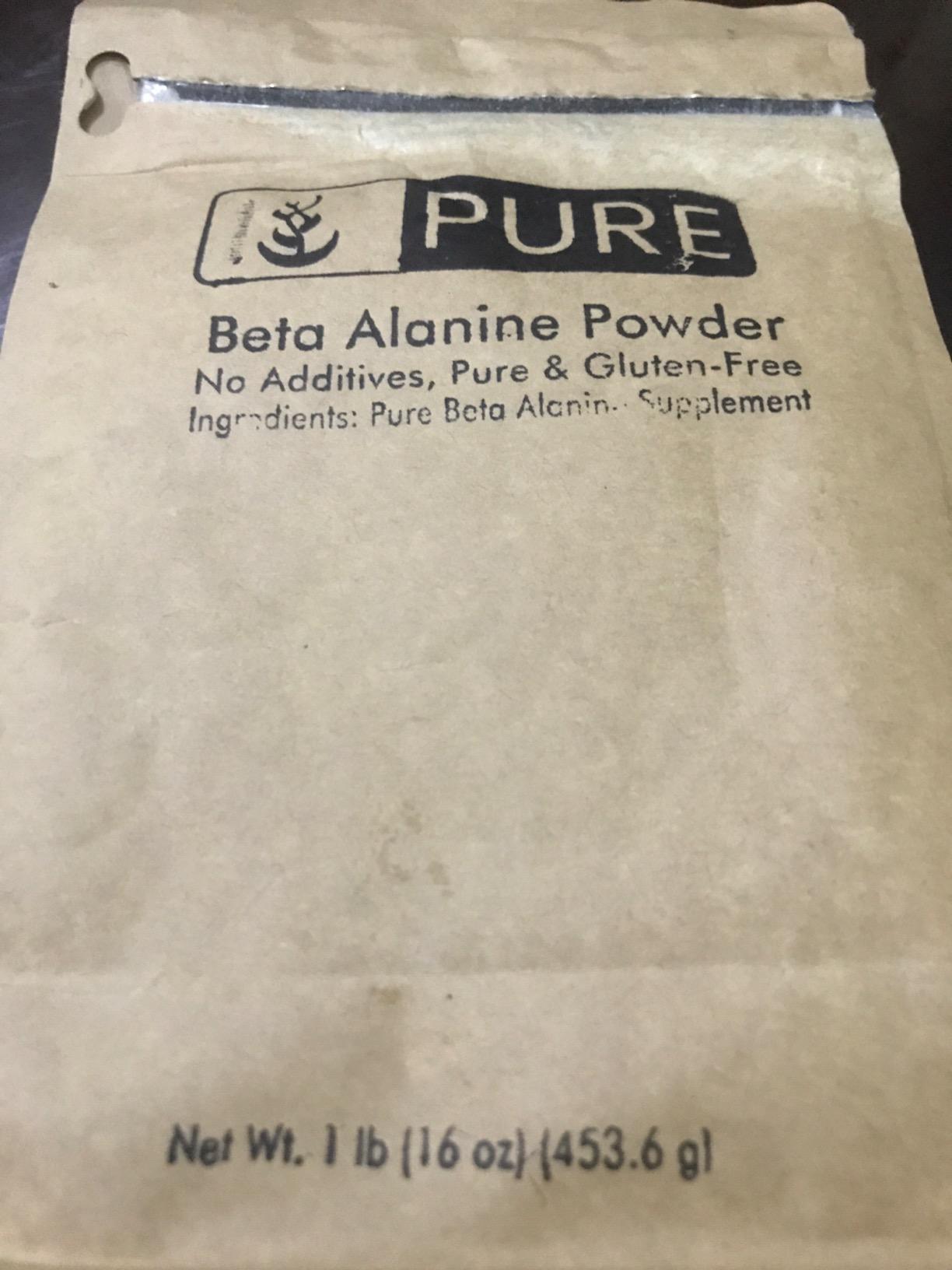 Pure Original Ingredients Beta Alanine Powder (1lb) Non-GMO, Non-Essential Amino Acid customer photo 1
