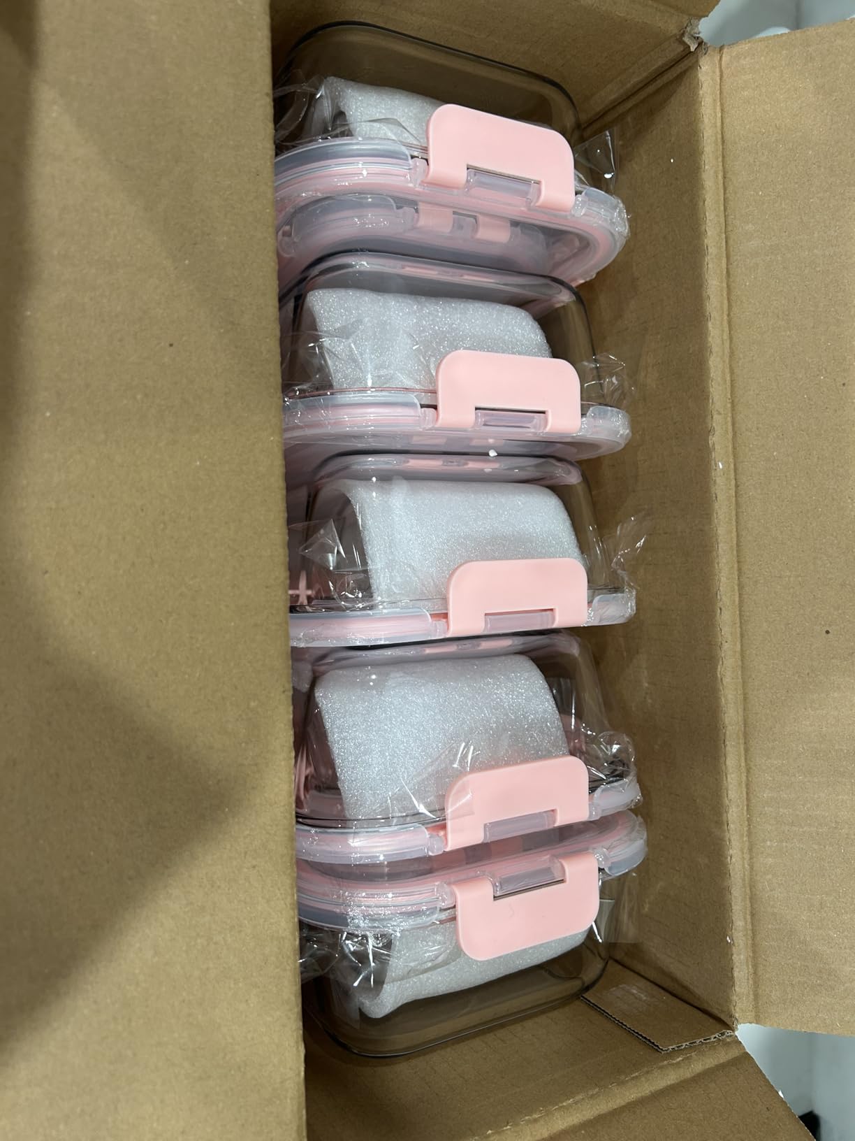 C CREST [10 Pack] Glass Meal Prep Containers, Food Storage Containers with Lids Airtight, Glass Lunch Boxes, Microwave, Oven, Freezer and Dishwasher Safe customer photo 2