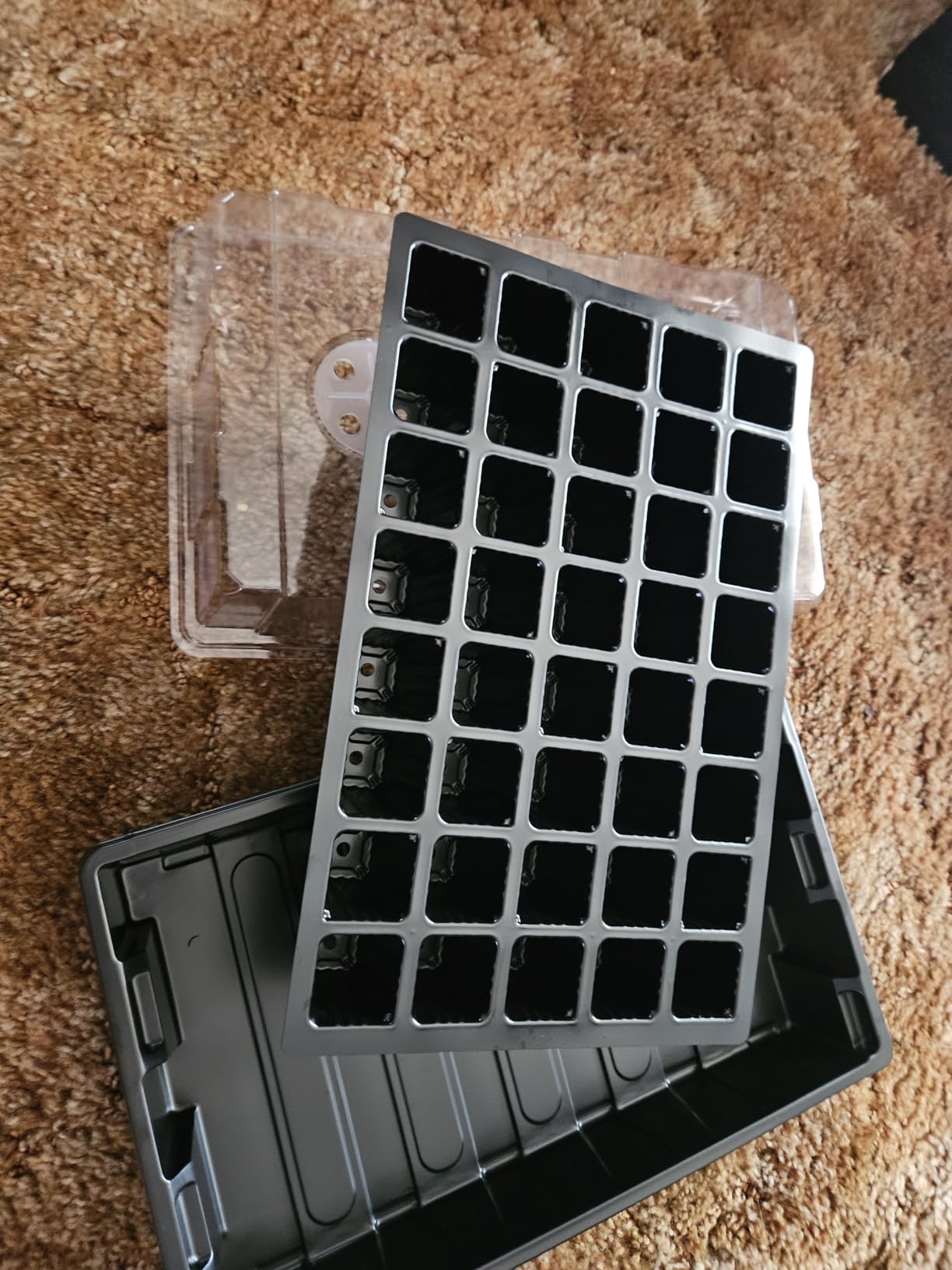 Gardzen 5-Set Seed Starter Tray Kits, Durable Plant Germination Trays with Humidity Vented Domes and Bases, Ideal for Seed Starting, Indoor Gardening, and Greenhouse (Total 200 Cells) customer photo 2