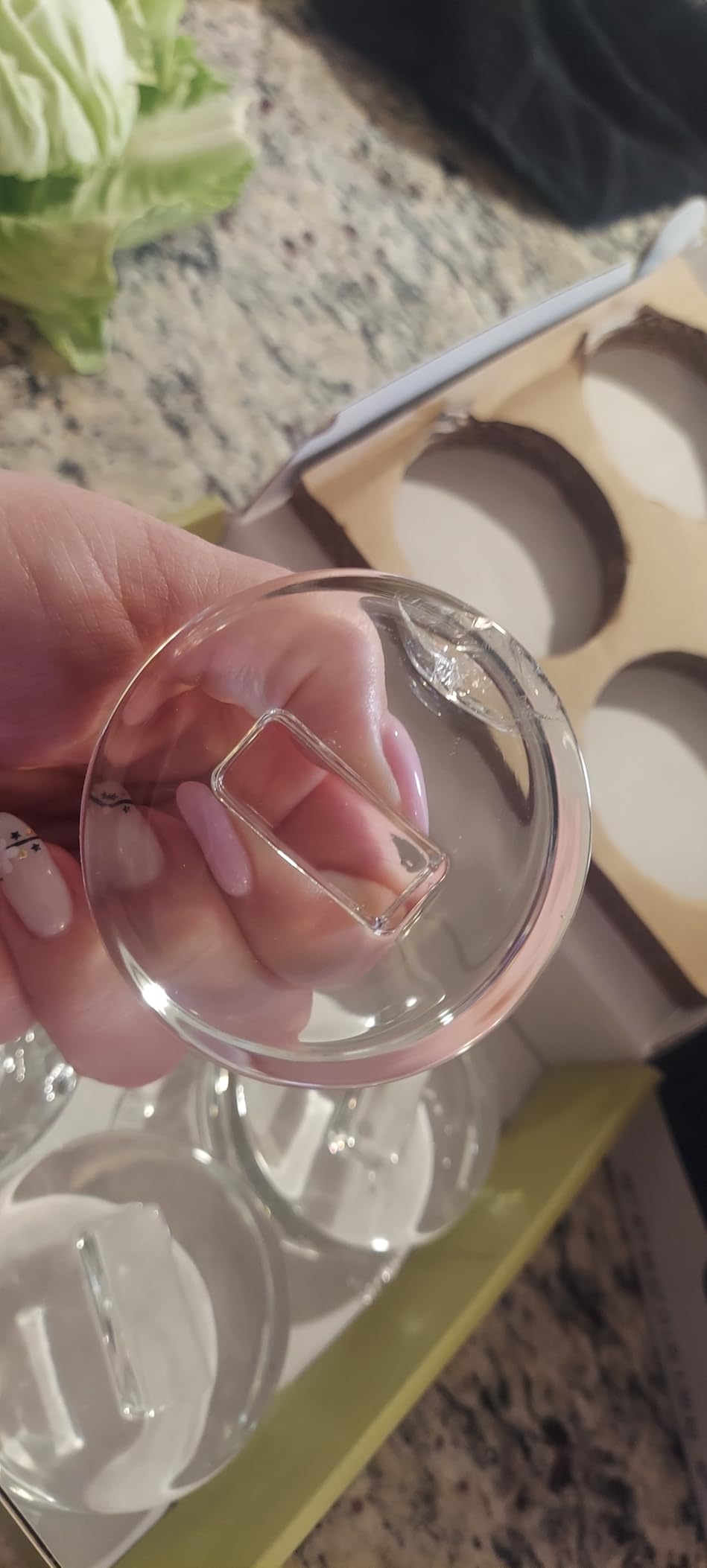 Glass Fermentation Weights for Wide Mouth Mason Jars - Set of 4, Easy Lift Handles - for Sauerkraut, Kimchi, Pickles & Kombucha customer photo 1