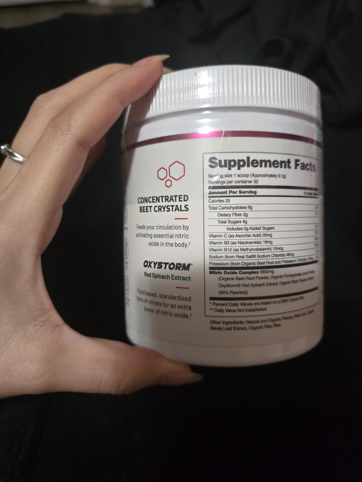 Snap Supplements Organic Beet Root Powder Nitric Oxide Supplement for Men & Women, Red Spinach & Pomegranate, Supports Healthy Energy & Blood Pressure Already in Normal Range, 30 Servings, Mixed Berry customer photo 2