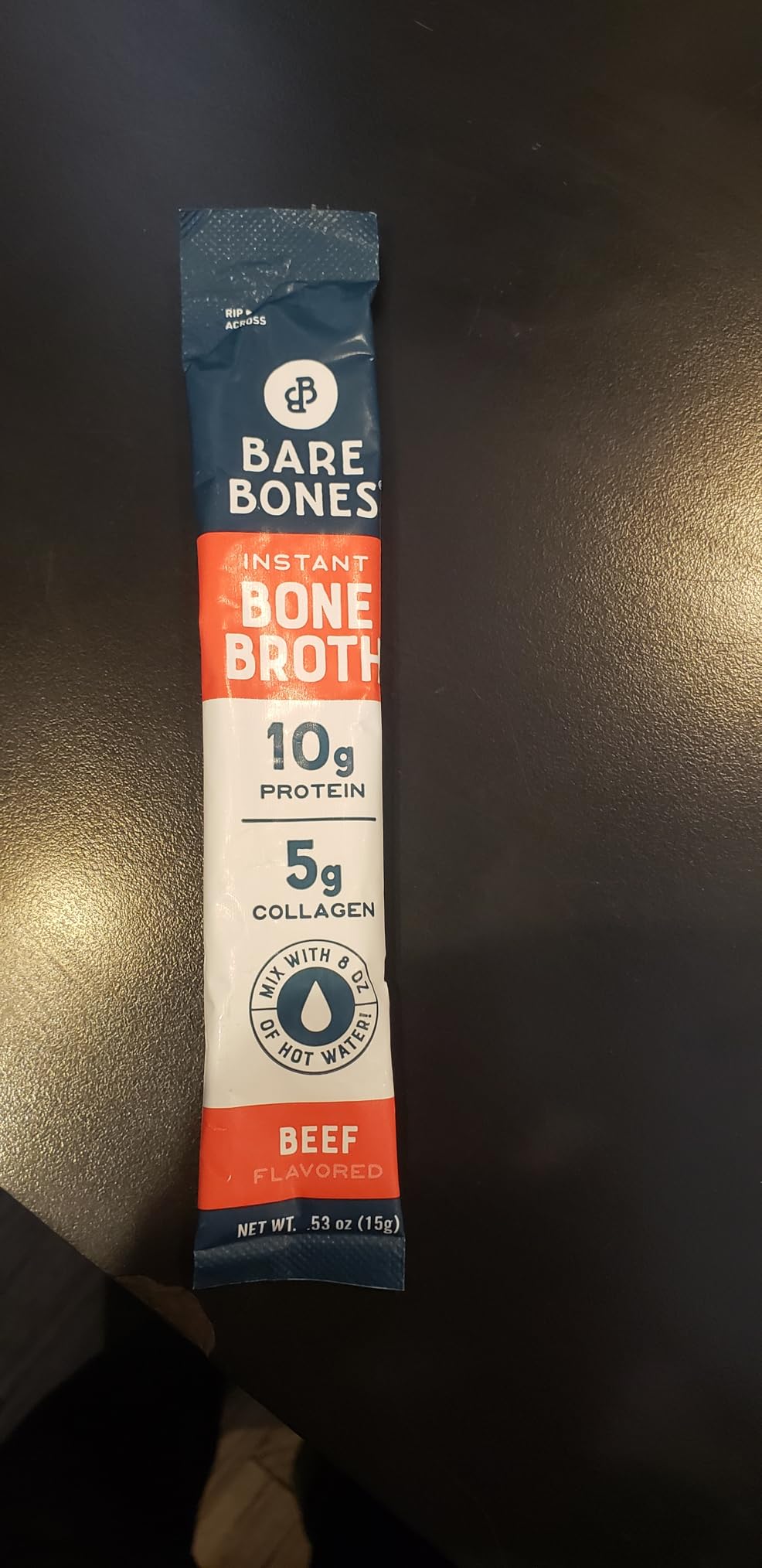 Bare Bones Beef Bone Broth Instant Powdered Mix Packets | 5g Collagen | 10g Protein | Keto & Paleo Friendly | No Artificial Flavors | Rich Savory on-the-go 16 Pack customer photo 2