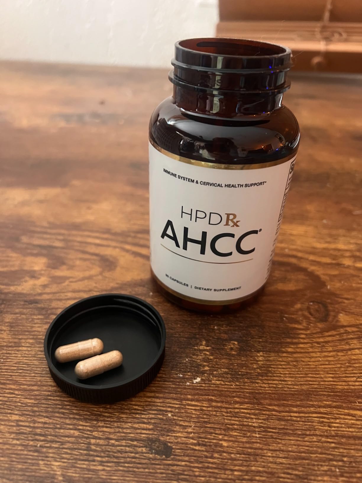 HPD Rx Premium AHCC & Shiitake Mushroom 1100 mg per Serving Supplement, Natural Immunity Booster, Maintains Natural Killer Cell Activity | AHCC is Proven in 30+ Studies | 30-Day Supply customer photo 1