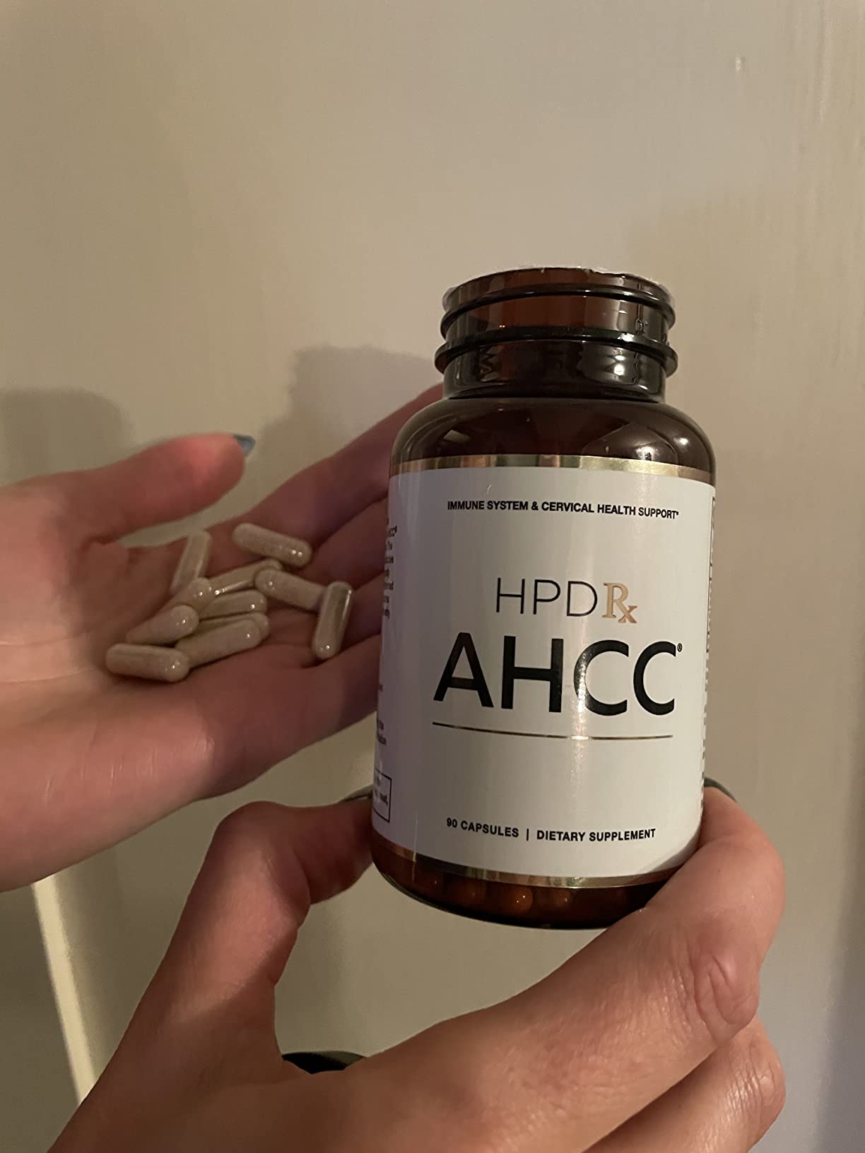 HPD Rx Premium AHCC & Shiitake Mushroom 1100 mg per Serving Supplement, Natural Immunity Booster, Maintains Natural Killer Cell Activity | AHCC is Proven in 30+ Studies | 30-Day Supply customer photo 2