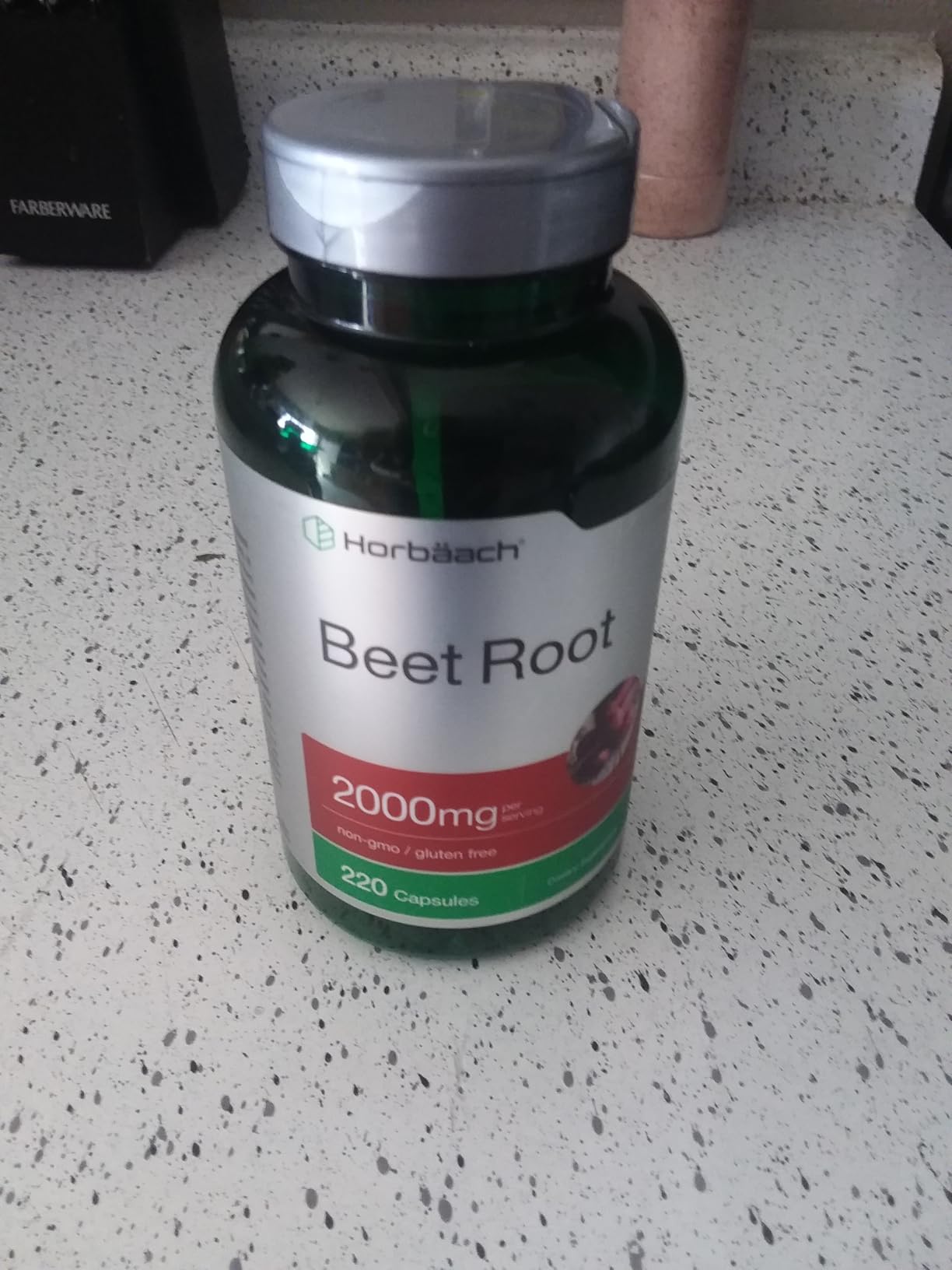 Horbäach Beet Root Powder Capsules | 220 Pills | Herbal Extract | Non-GMO, Gluten Free Supplement customer photo 1