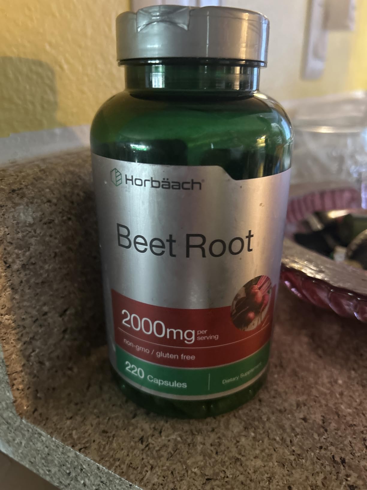 Horbäach Beet Root Powder Capsules | 220 Pills | Herbal Extract | Non-GMO, Gluten Free Supplement customer photo 2