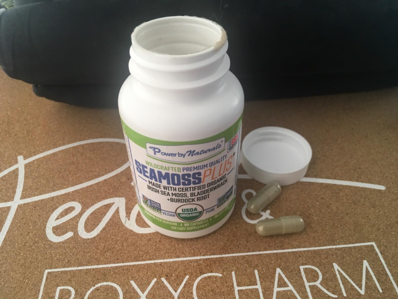 Power By Naturals Sea Moss Plus - USDA Organic Irish Sea Moss Capsules with Bladderwrack & Burdock Root - Immune Support for Adults - Vegan, Non-GMO, Gluten-Free - 60 Capsules (1-Month Supply) customer photo 1