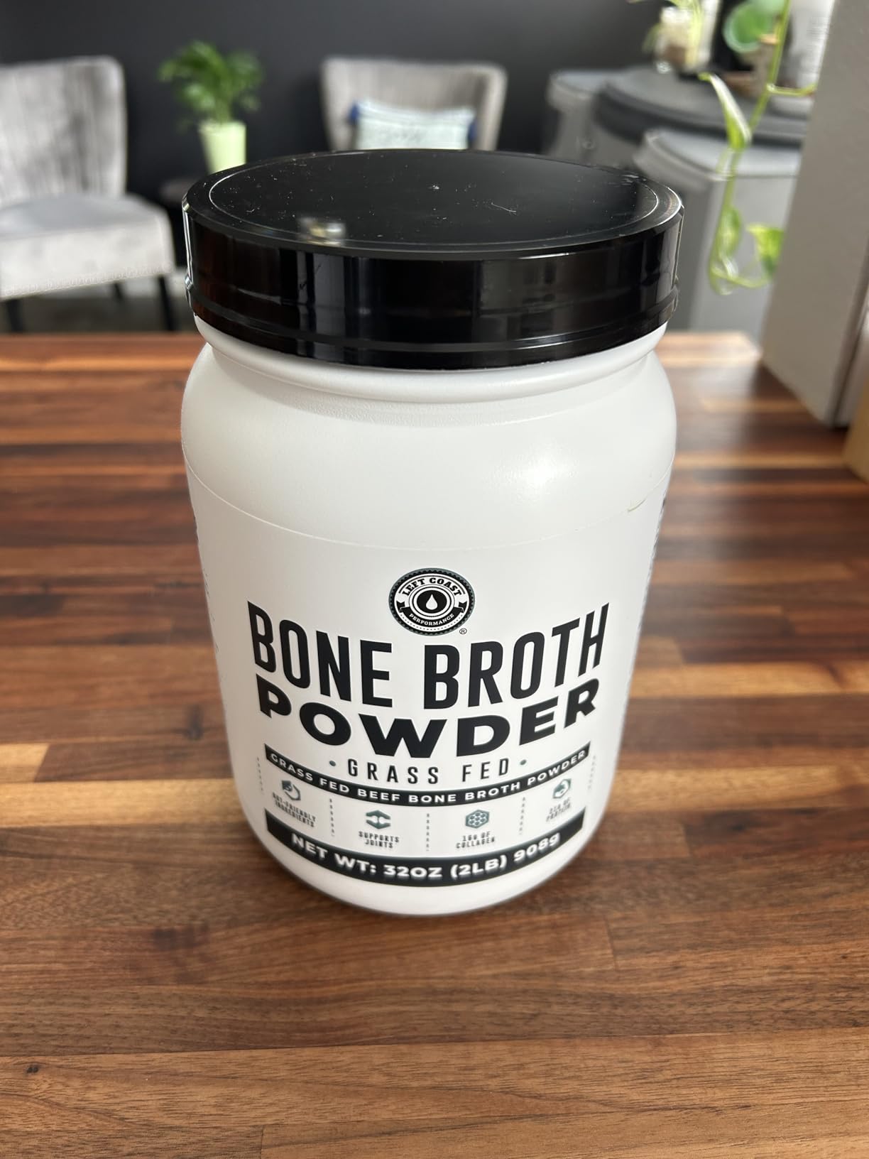 Bone Broth Protein Powder - Pure Grass-Fed Beef Bone Broth, Unflavored with Natural Collagen, Glucosamine & Gelatin - Paleo & Keto-Friendly, Non-GMO, Dairy-Free for Gut Health & Joint Support 32oz customer photo 2