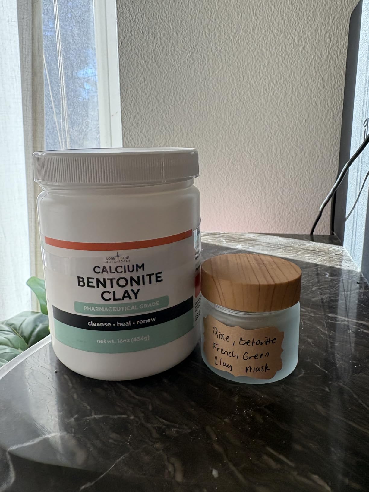 Calcium Bentonite Clay Healing Powder - Pure Pharmaceutical - Face, Body & Hair Detox Mask, Natural Mud Masks, Deep Pore Cleansing for Health & Beauty customer photo 2