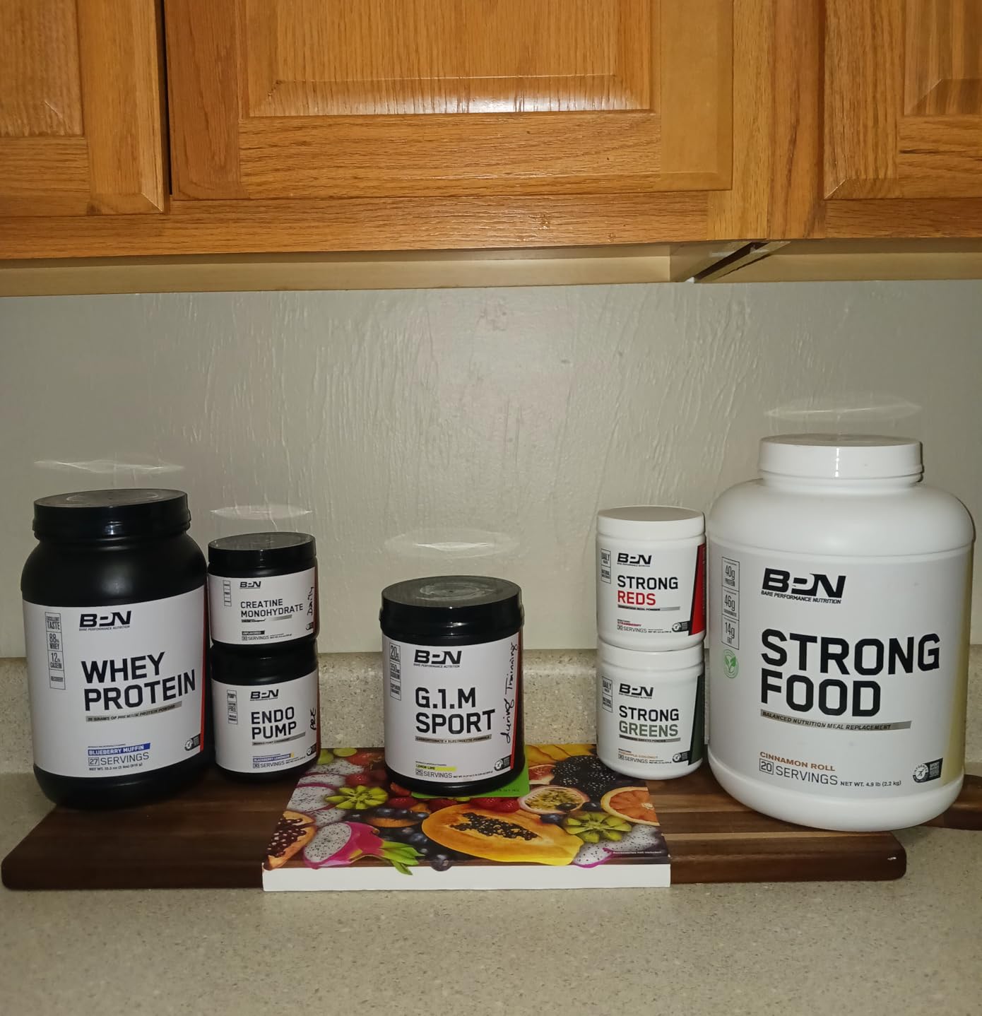 BARE PERFORMANCE NUTRITION, BPN Strong Reds Superfood Powder, Digestive Enzymes, Antioxidants, Improved Natural Energy, 30 Servings, Strawberry customer photo 1