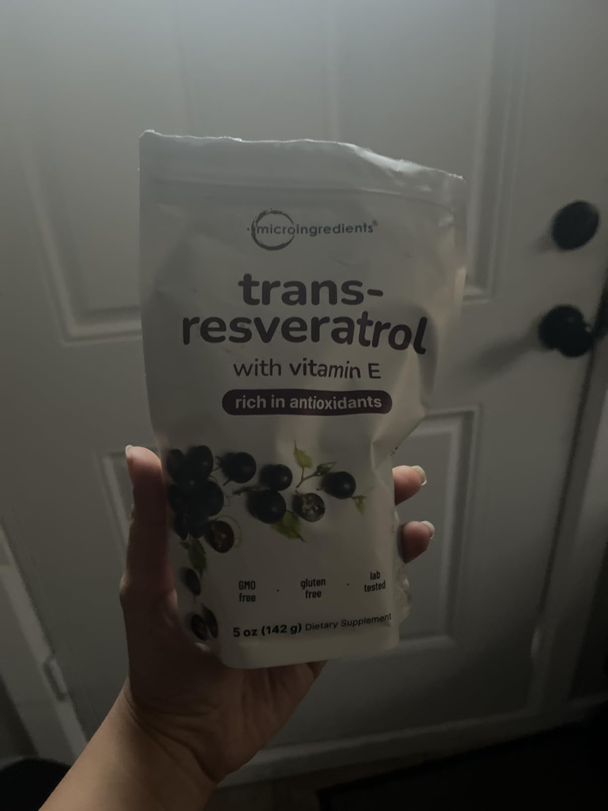 Pure Trans-Resveratrol Powder with Vitamin E, 5 Ounce, 2 in 1 Formula, Micronized Powder for Better Absorption, Premium Resveratrol Supplement, Super Antioxidant customer photo 1
