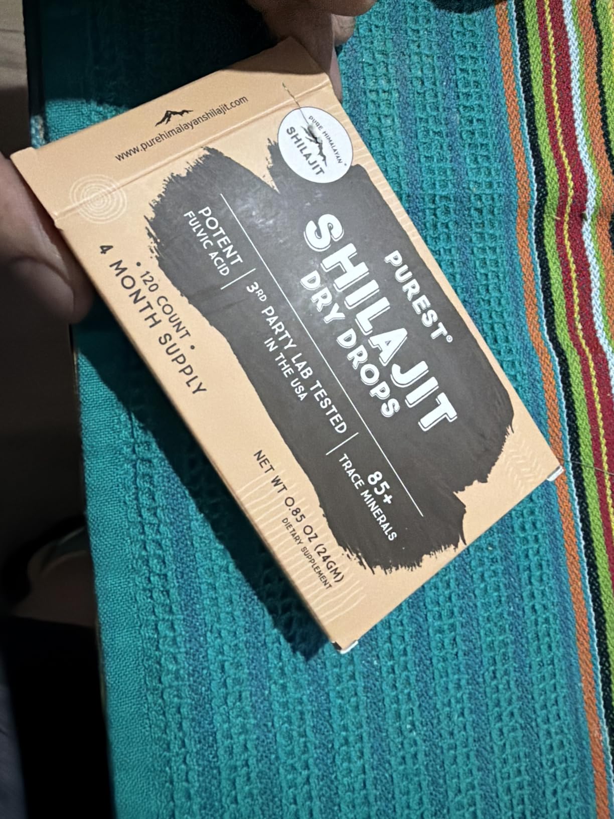 Pure Himalayan Shilajit | 100% Pure Natural Shilajit Grade A Max Potency 85+ Trace Minerals & Fulvic Acid | 3rd Party US Lab Tested | Dry Drops | 24g (120ct) customer photo 2