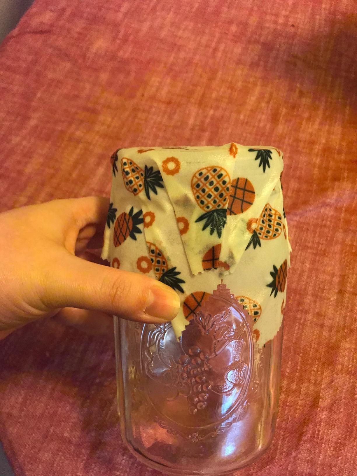 Trifecta Living Co. Versatile Beeswax Wraps, Set of 7 - Fresh Food Keeper, Durable & Easily Cleaned, Sustainable Step Towards a Zero-Waste Kitchen, Unique Designs (Pineapple, Cactus, Star) customer photo 1