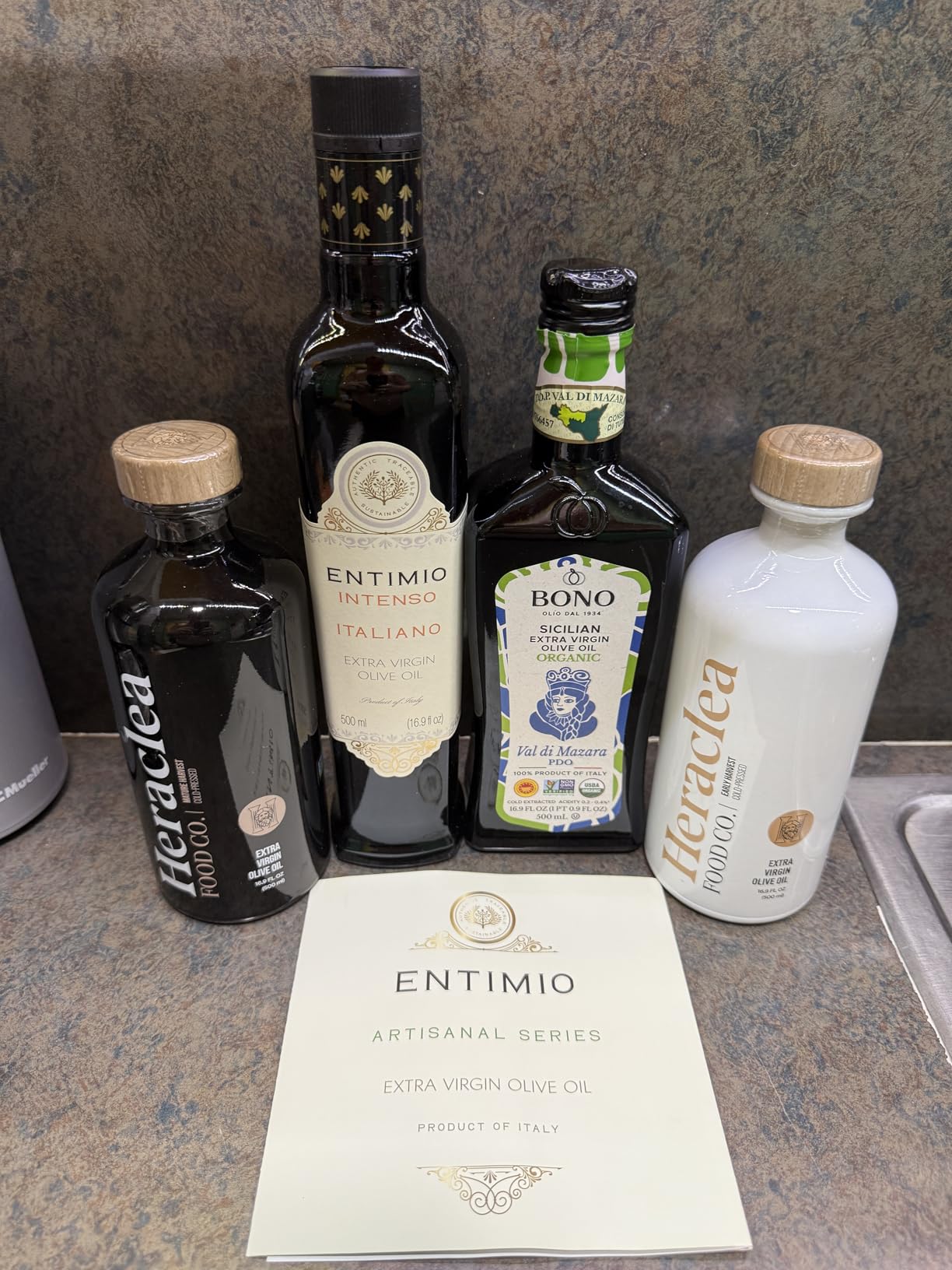 Entimio Intenso Organic Italian Extra Virgin Olive Oil from Italy, 1,000+ mg/kg High in Polyphenols, 2026 Gold Winner, Puglia Early Harvest evoo, Cold Extracted, Lab Tested - 16.9 fl oz customer photo 2