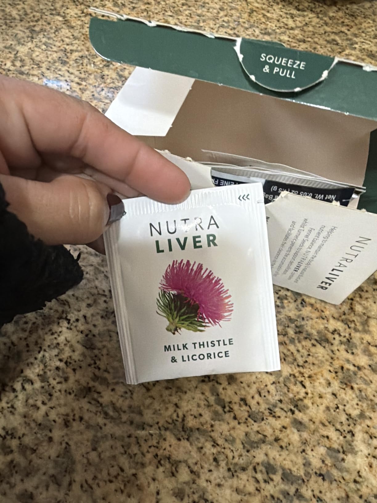 NUTRALIVER - Detox Tea for Liver Cleansing and Support - With Milk Thistle, Turmeric & Fennel - 20 Tea Bags - Herbal Tea by Nutra Tea customer photo 1