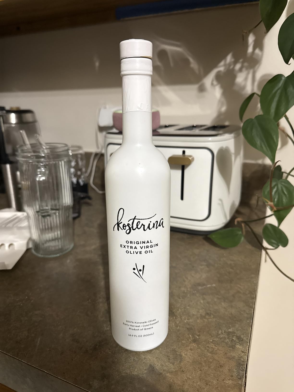 Kosterina Original Extra Virgin Olive Oil | Polyphenol Rich Greek Olive Oil, Cold-Pressed EVOO, Early Harvest Koroneiki Olives | High Antioxidant Natural Superfood | Harvested in Greece (16.9 oz) customer photo 2