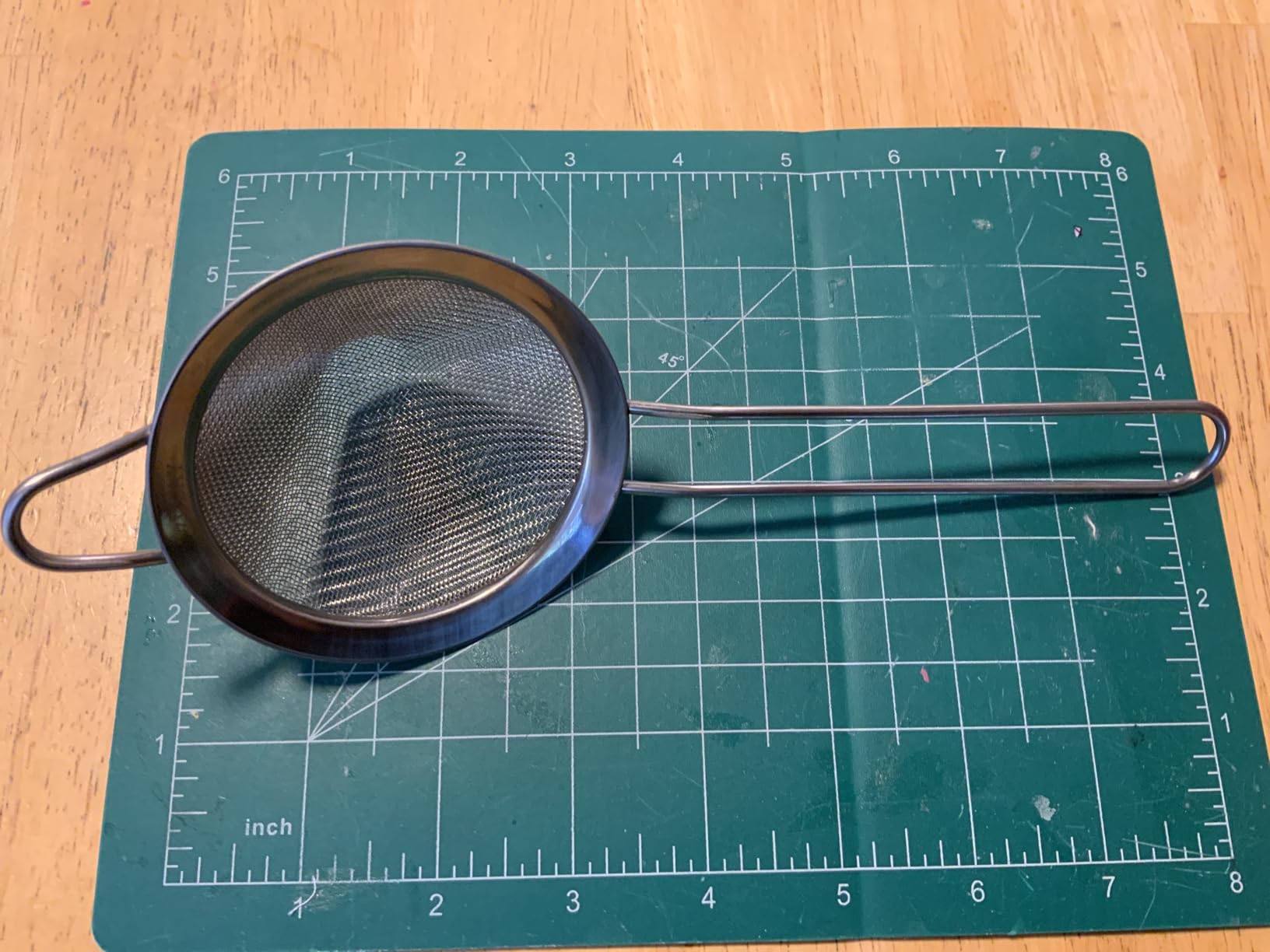 Zulay Kitchen 304 Stainless Steel Fine Mesh Strainer 3.35 in - Strainers Fine Mesh, Tea Strainers for Loose Tea - Perfect for Tea, Cocktails, Juicing, Drinks, Liquids, Matcha, Coffee & More customer photo 1