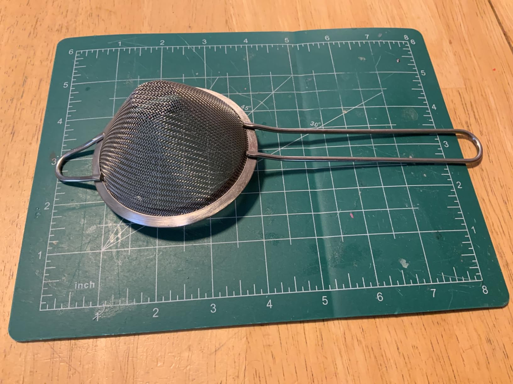 Zulay Kitchen 304 Stainless Steel Fine Mesh Strainer 3.35 in - Strainers Fine Mesh, Tea Strainers for Loose Tea - Perfect for Tea, Cocktails, Juicing, Drinks, Liquids, Matcha, Coffee & More customer photo 2