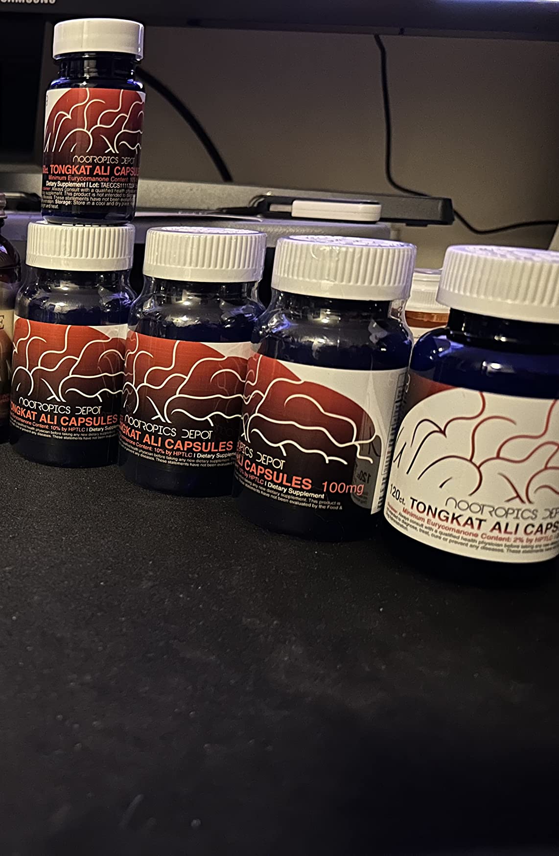 Nootropics Depot Tongkat Ali Extract Capsules | 200mg | 60 Count | 2% Eurycomanone by HPTLC | Eurycoma longifolia Root Extract customer photo 2