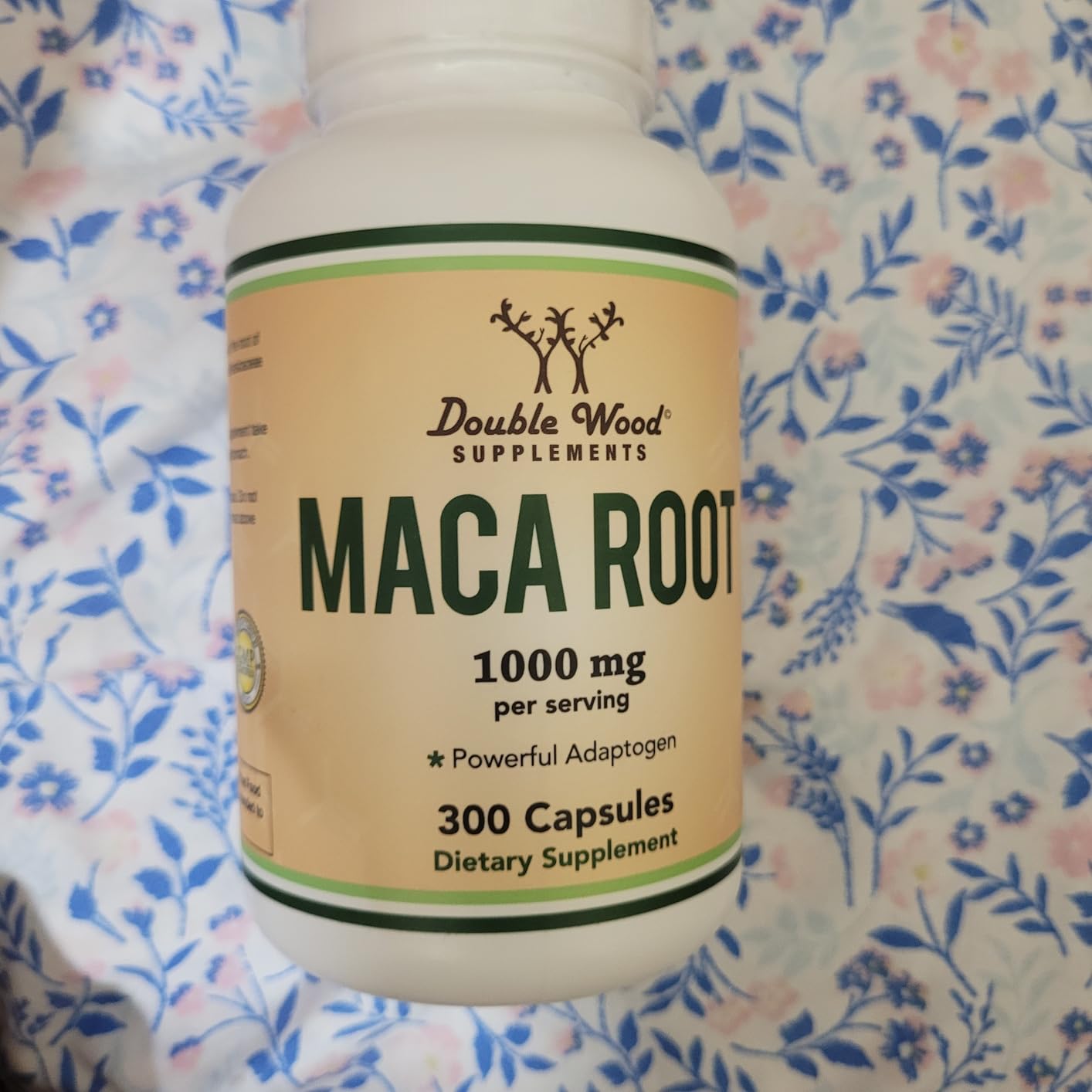 Maca Root Capsules for Women and Men, 300 Count (1,000mg of Black, Red, Yellow Maca Powder per Serving) Grown in Peru (for Energy, Performance, Motivation) by Double Wood customer photo 1