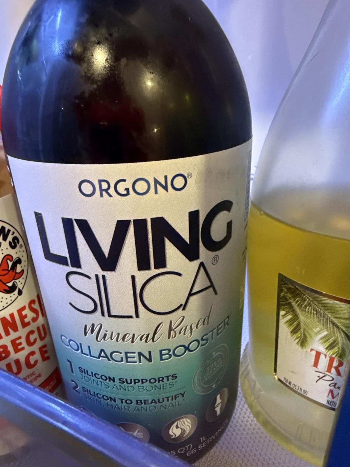Living Silica ORGONO Collagen Booster | Vegan Mineral-Based Silica Supplement | Supports Healthy Collagen & Elastin Production for Joint & Bone Support, Glowing Skin, Strong Hair & Nails | 16.9 Fl Oz customer photo 1