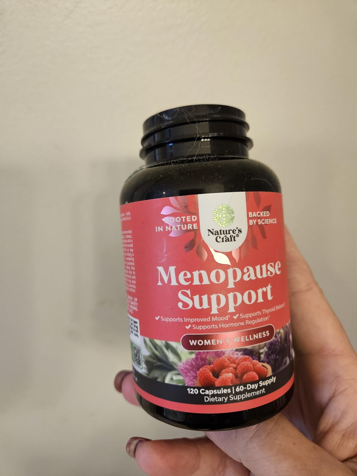 Natures Craft Complete Herbal Menopause Supplement for Women - Female Hormone Balance Capsules for Night Sweats Hot Flashes & Mood Swings with Dong Quai, Chaste Berry & Black Cohosh Root - 60 Count customer photo 1