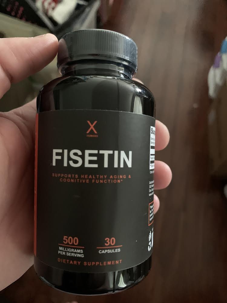 HUMANX Fisetin 500mg - 98% Pure Fisetin Supplement - Powerful Serving Size (Similar to Apigenin, Luteolin, Quercetin) Senolytic Activator - Natural Polyphenols - USA Made, Non-GMO Fisetin Capsules customer photo 1