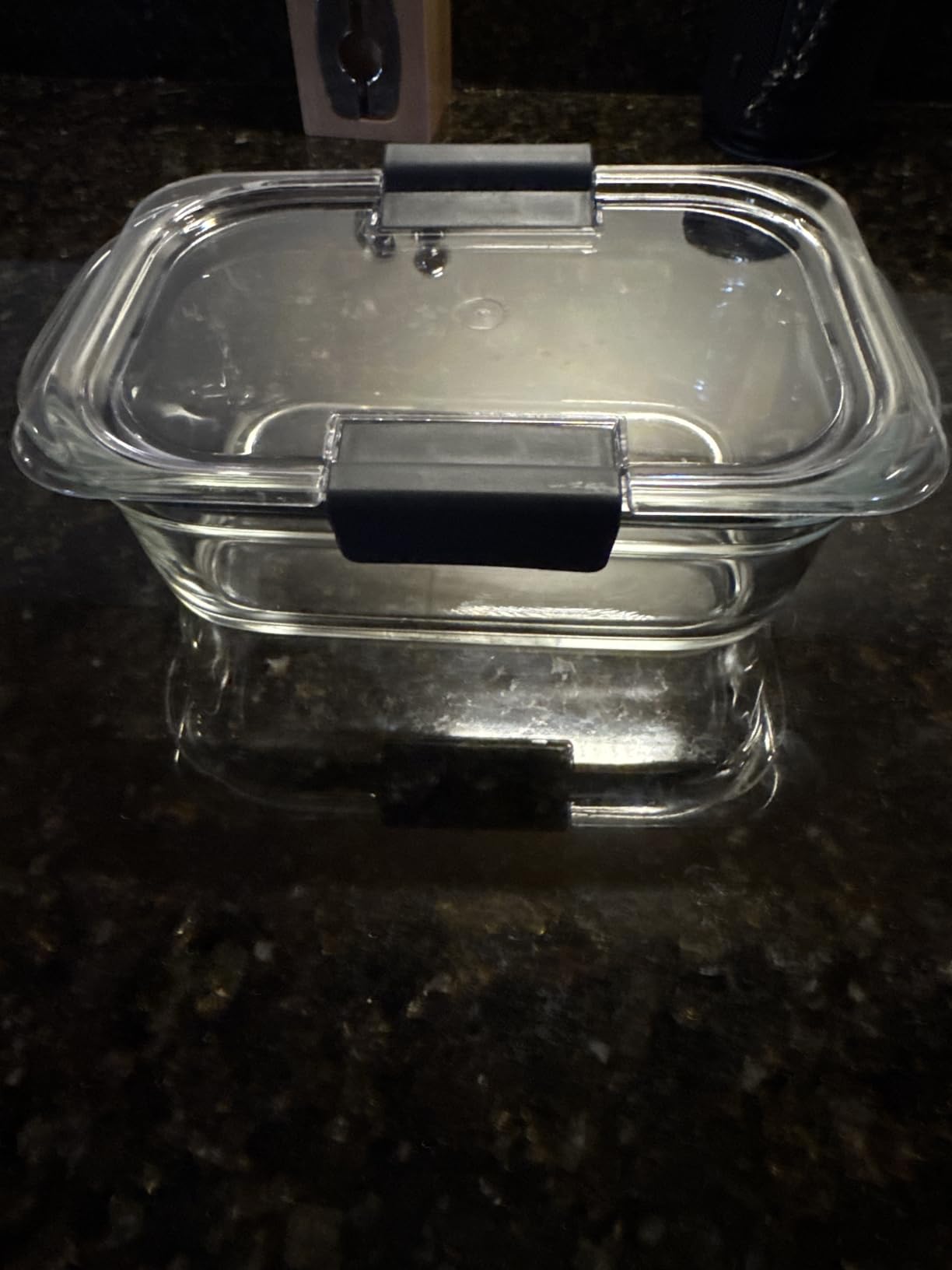 Rubbermaid Brilliance Glass Food Storage Containers, 3.2 Cup, Set of 4, BPA-Free, Leak-Proof, Clear customer photo 2