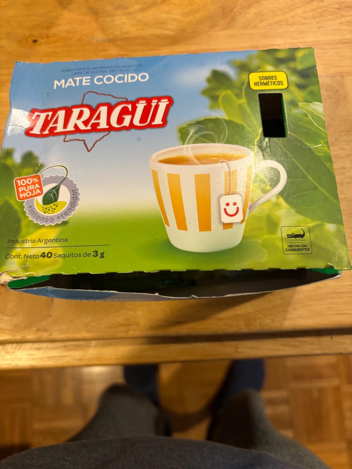 Taragui Yerba Mate, 40 wrapped tea bags customer photo 2