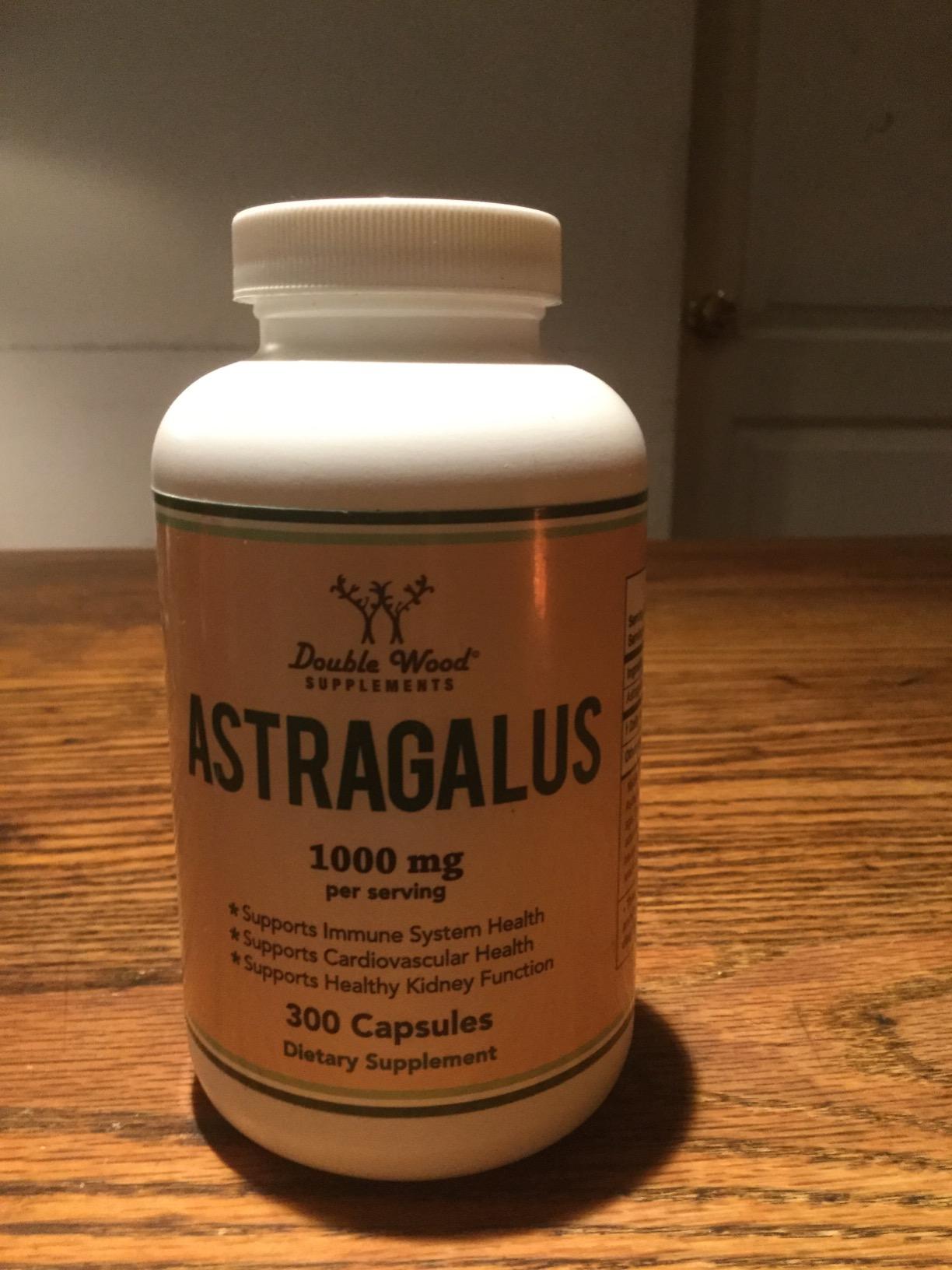 Double Wood Supplements Immune Boosting Astragalus 500mg 180 Capsules - Rich in Flavonoids and Polysaccharides - Non-GMO, Gluten Free, Third Party Tested customer photo 1