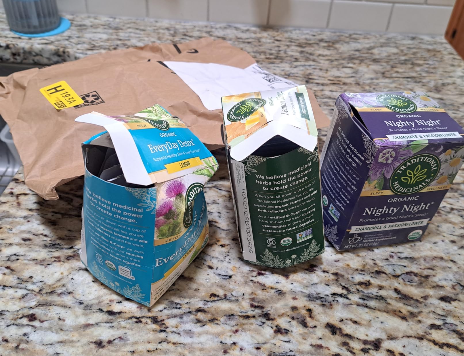 Traditional Medicinals Organic Lemon Ginger Tea, 16 Count customer photo 1