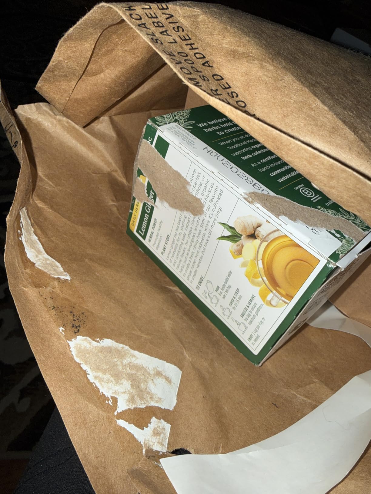 Traditional Medicinals Organic Lemon Ginger Tea, 16 Count customer photo 2