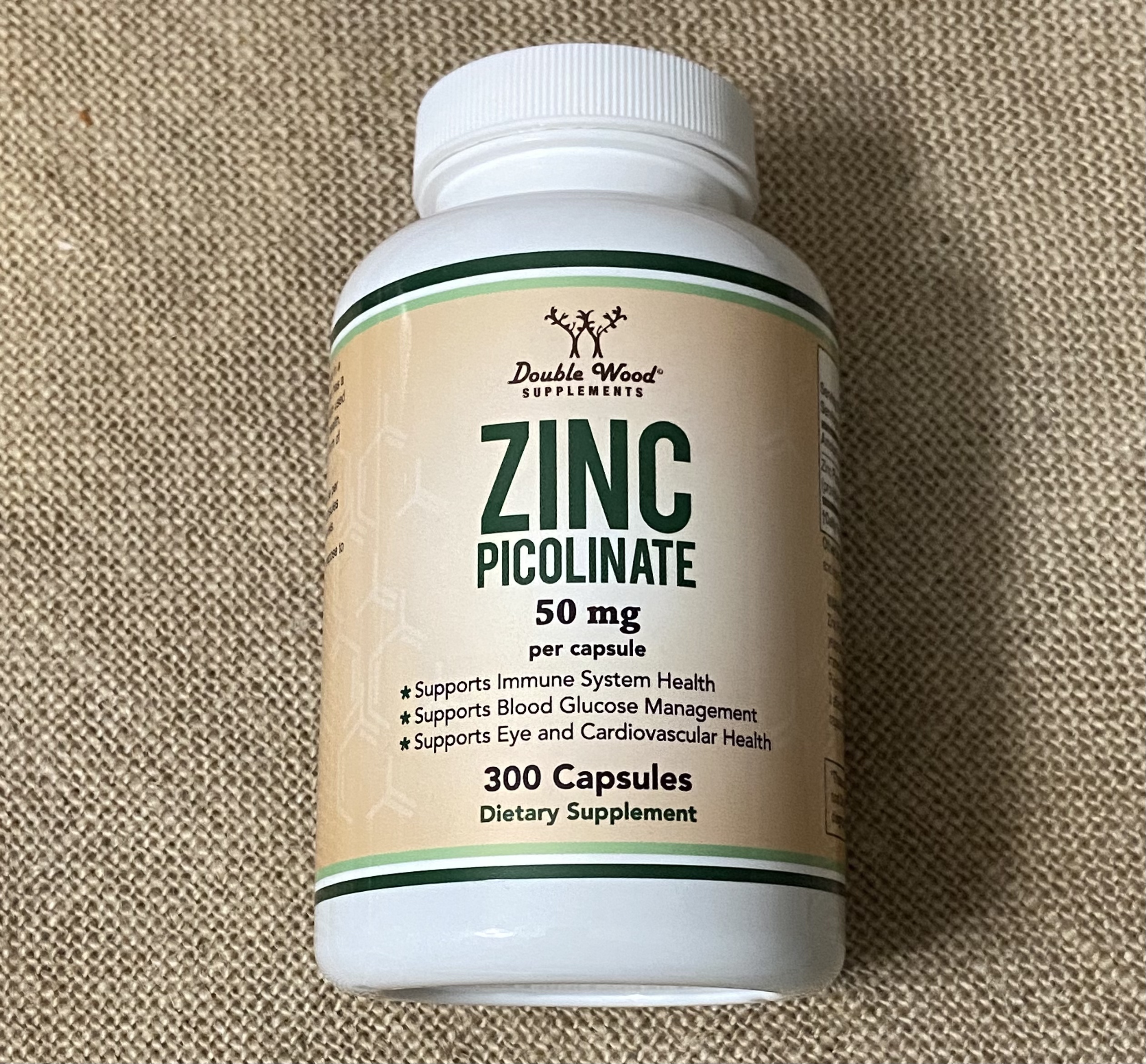 Zinc Picolinate 50mg, 300 Capsules (Immune Support) Non-GMO, Gluten Free (300 Day Supply) by Double Wood Supplements customer photo 2