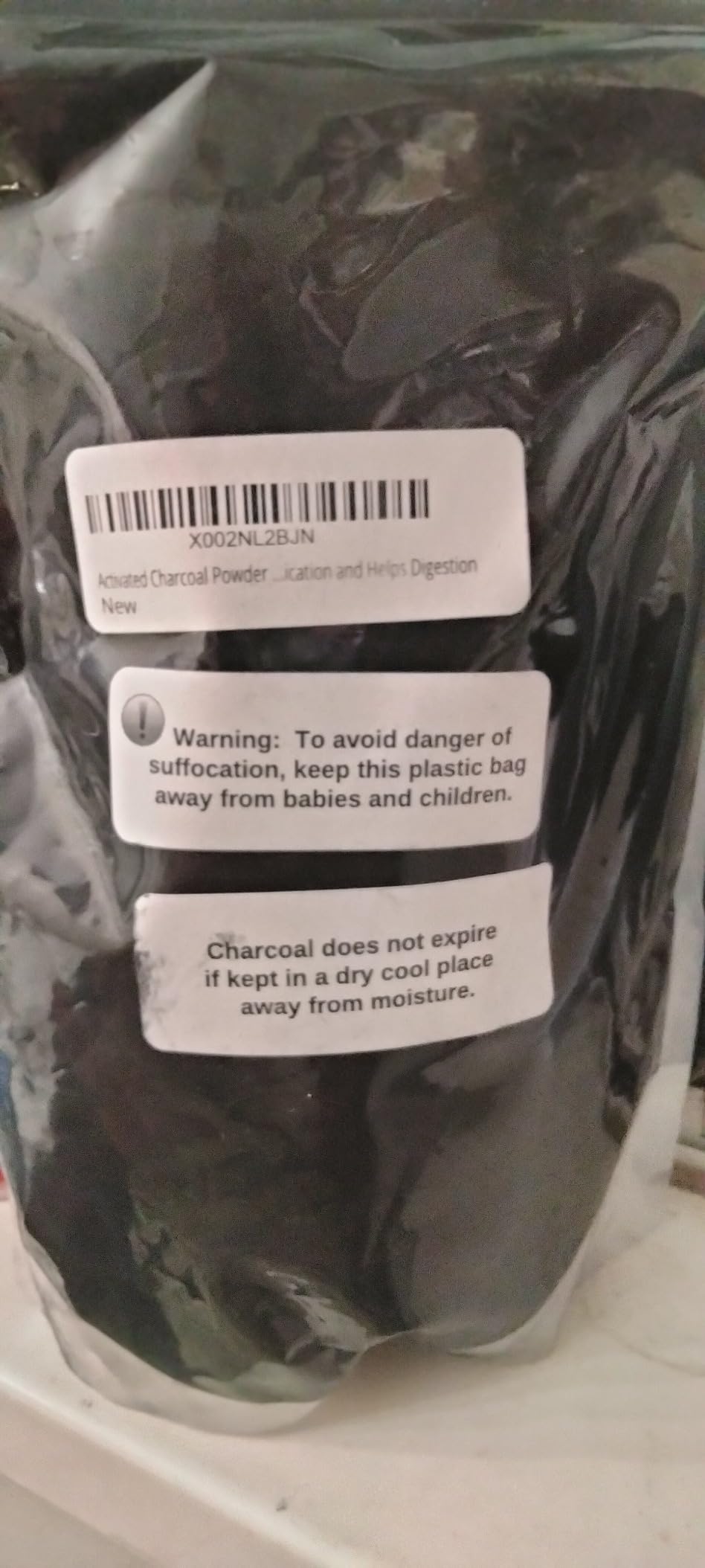 Activated Charcoal Powder 1 lb. Coconut - Food Grade Kosher Non-GMO - Teeth Whitening, Facial Mask and Soap Making. Promotes Natural Detoxification and Helps Digestion customer photo 2