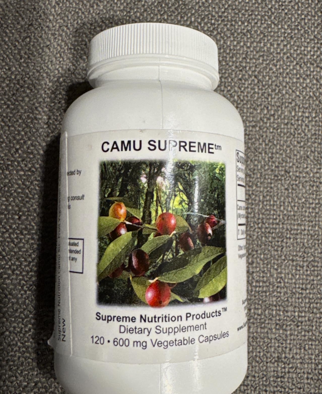 Supreme Nutrition Camu Supreme, 120 Pure Camu Camu Fruit Vegetarian Capsules customer photo 2