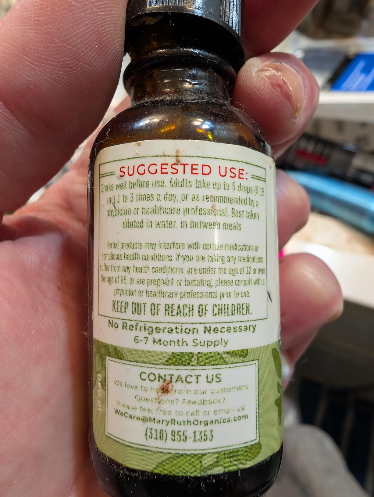 MaryRuth Organics Oregano Oil Drops | 6 Month Supply | USDA Organic Oil of Oregano Liquid | Herbal Blend for Immune Support | Digestive Health | Overall Health | Vegan | Sugar Free | Non-GMO | 1 Fl Oz customer photo 2