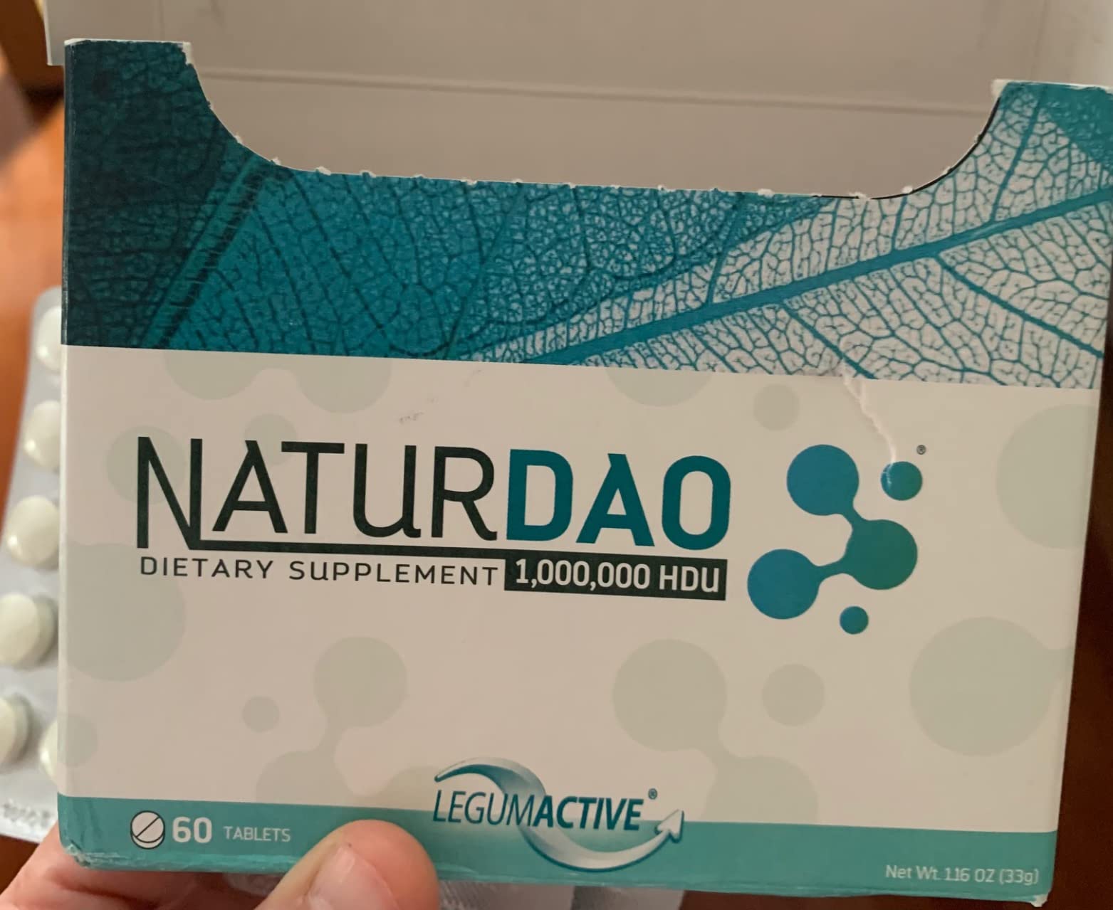 NATURDAO DAO enzyme 1,000,000 HDU per tablet - DAO Enzyme Supplement - Histamine Block - Diamine Oxidase - Food Intolerance - 60 Extended Release Tablets customer photo 2