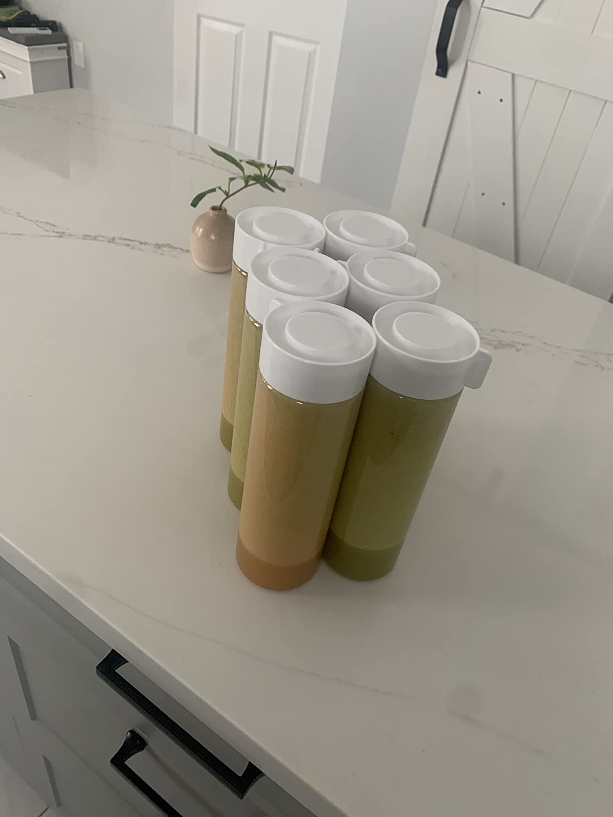 Komax Reusable Juice Bottles, Set of 6 - 18.5 oz | Premium BPA-Free Plastic, Shatterproof, Leakproof, Freezer & Dishwasher Safe | Wide Mouth Juice & Smoothie Containers customer photo 2